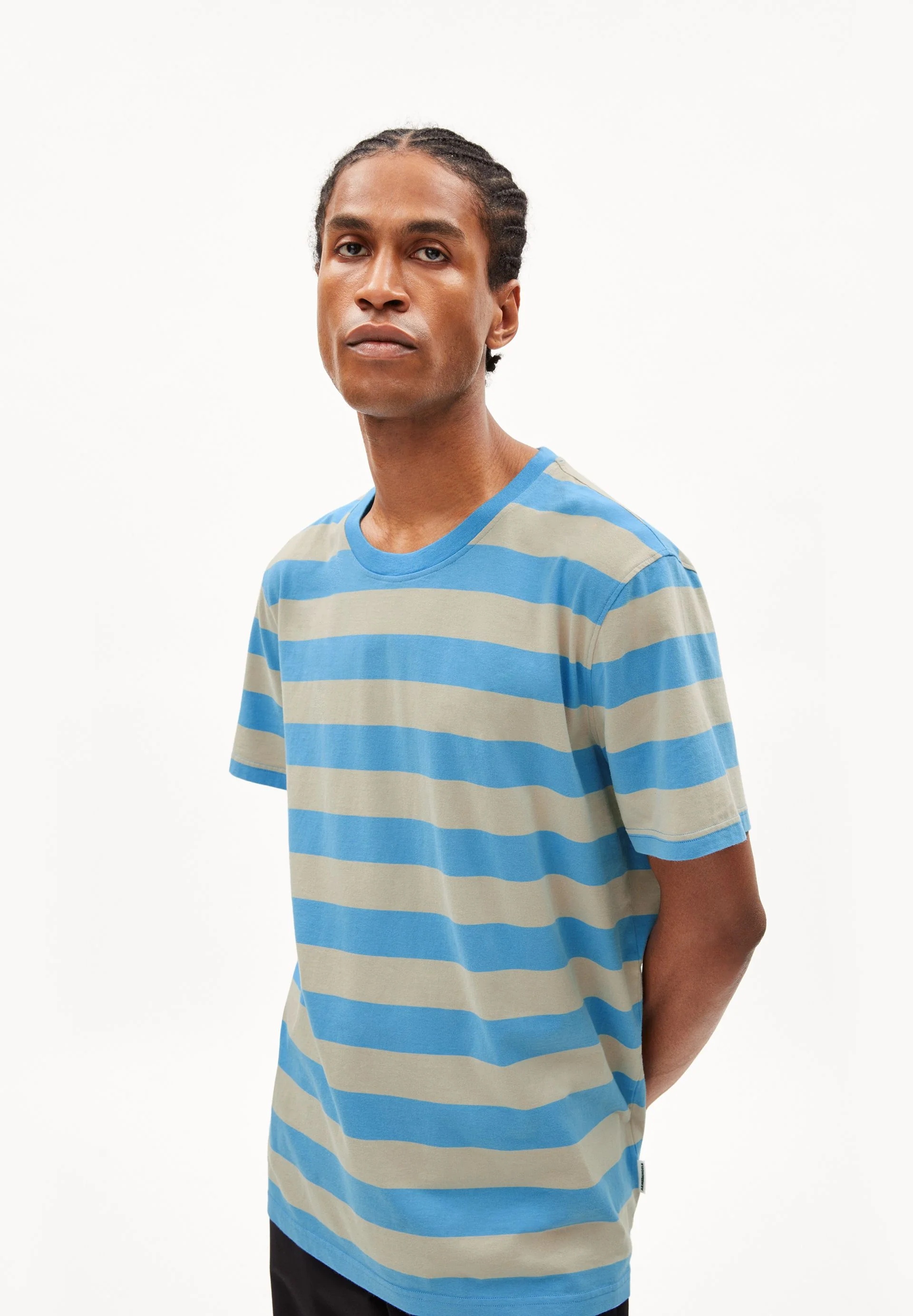 AADONI BOLD STRIPES | blueniverse-sand stone