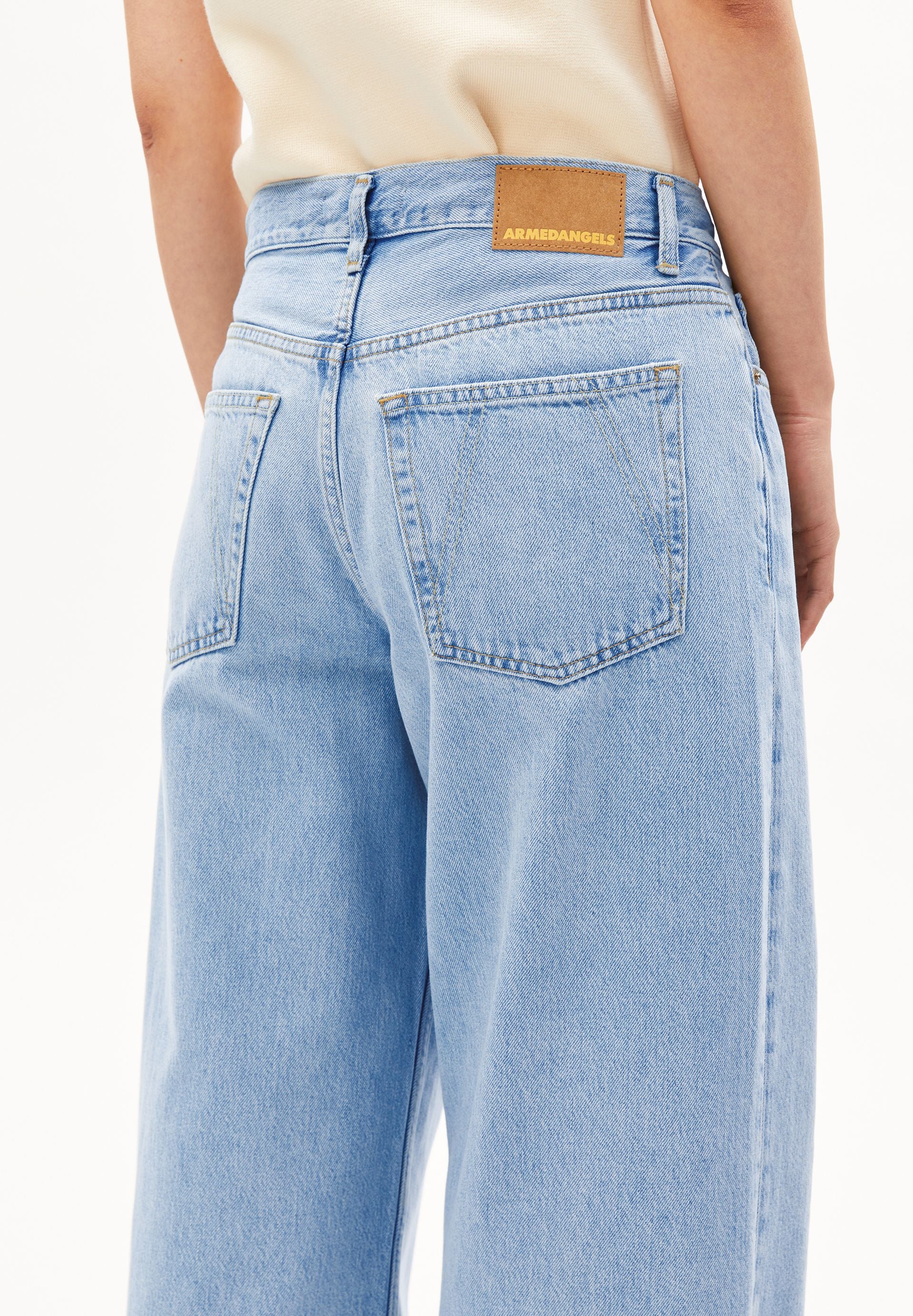 ASTRAEAAS MID WAIST WIDE JEANS | noise - Image 3