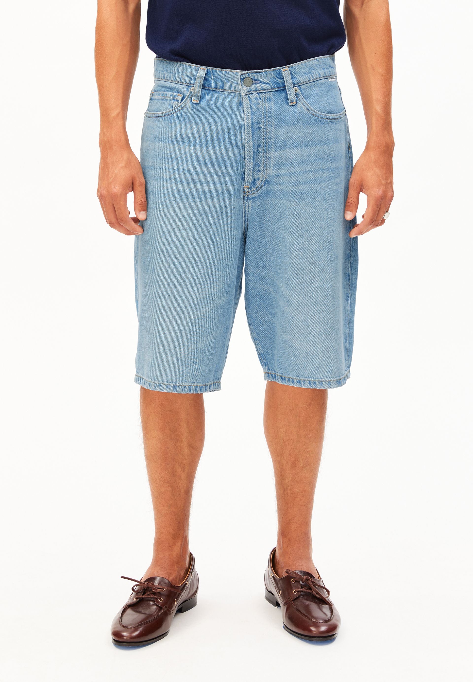 BAGGY HANF-MIX JEANS-SHORTS | atlas