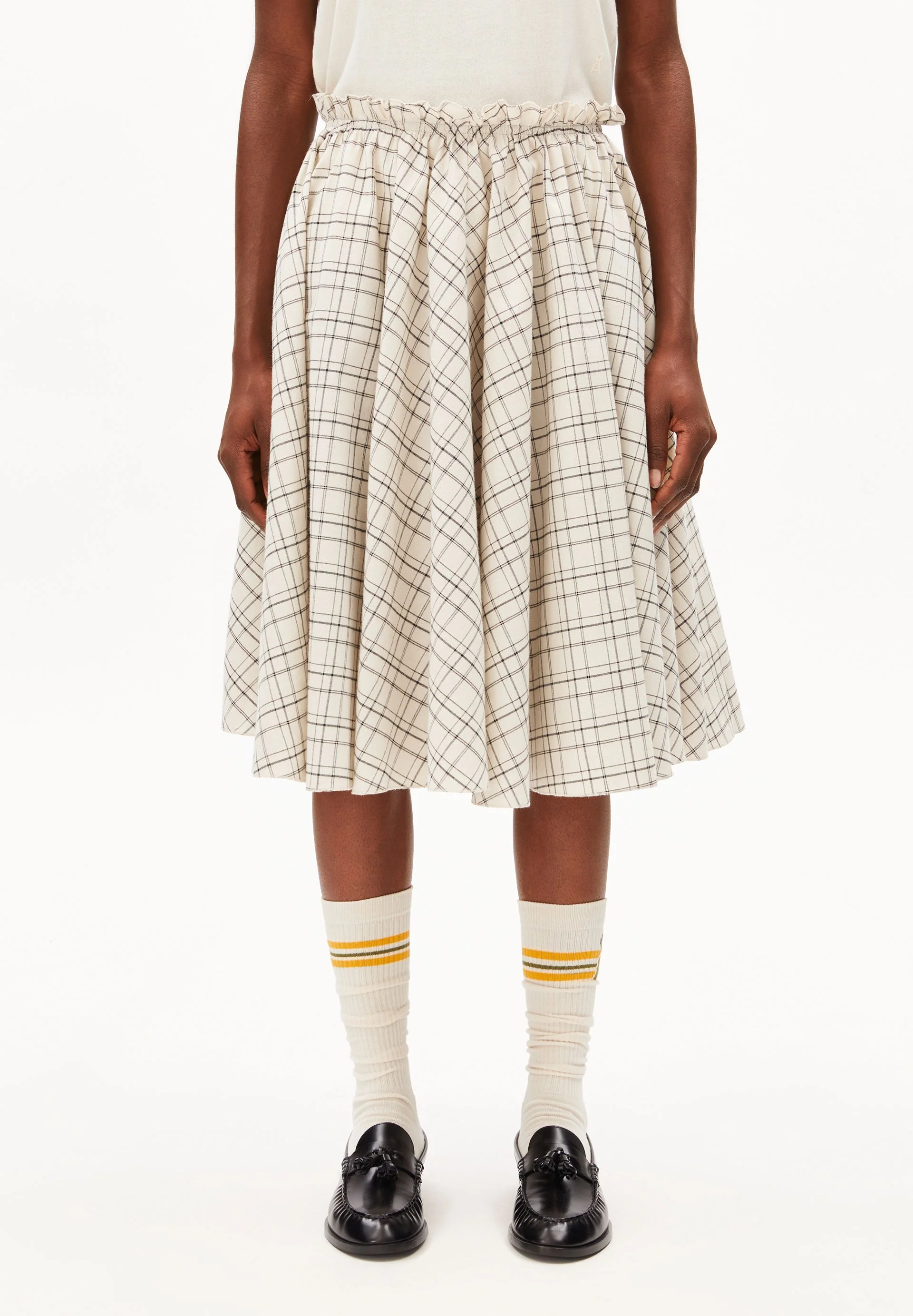 CHECK CIRCLE  SKIRT