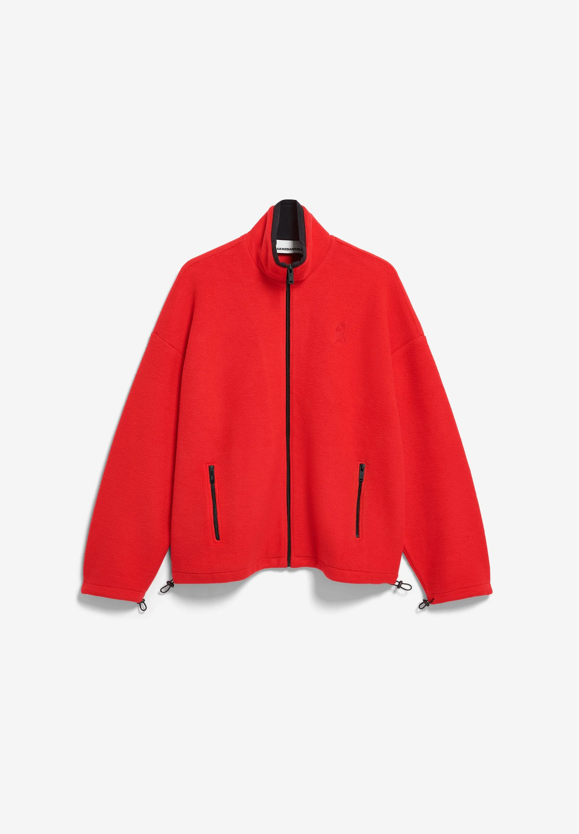 BAUMWOLL-FLEECEJACKE | mars red - Image 7