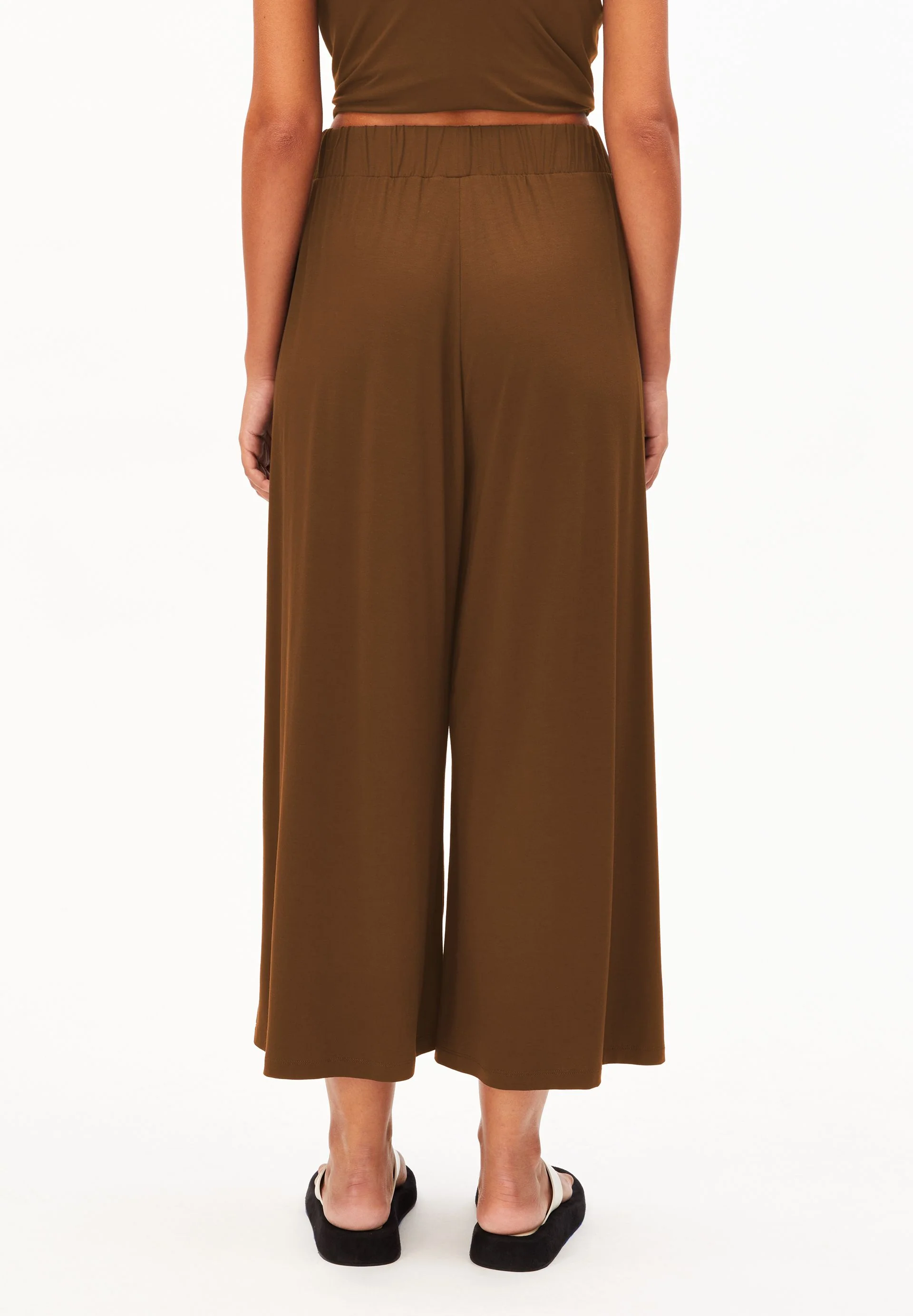 CROPPED JERSEY-HOSE | dried palm - Image 2