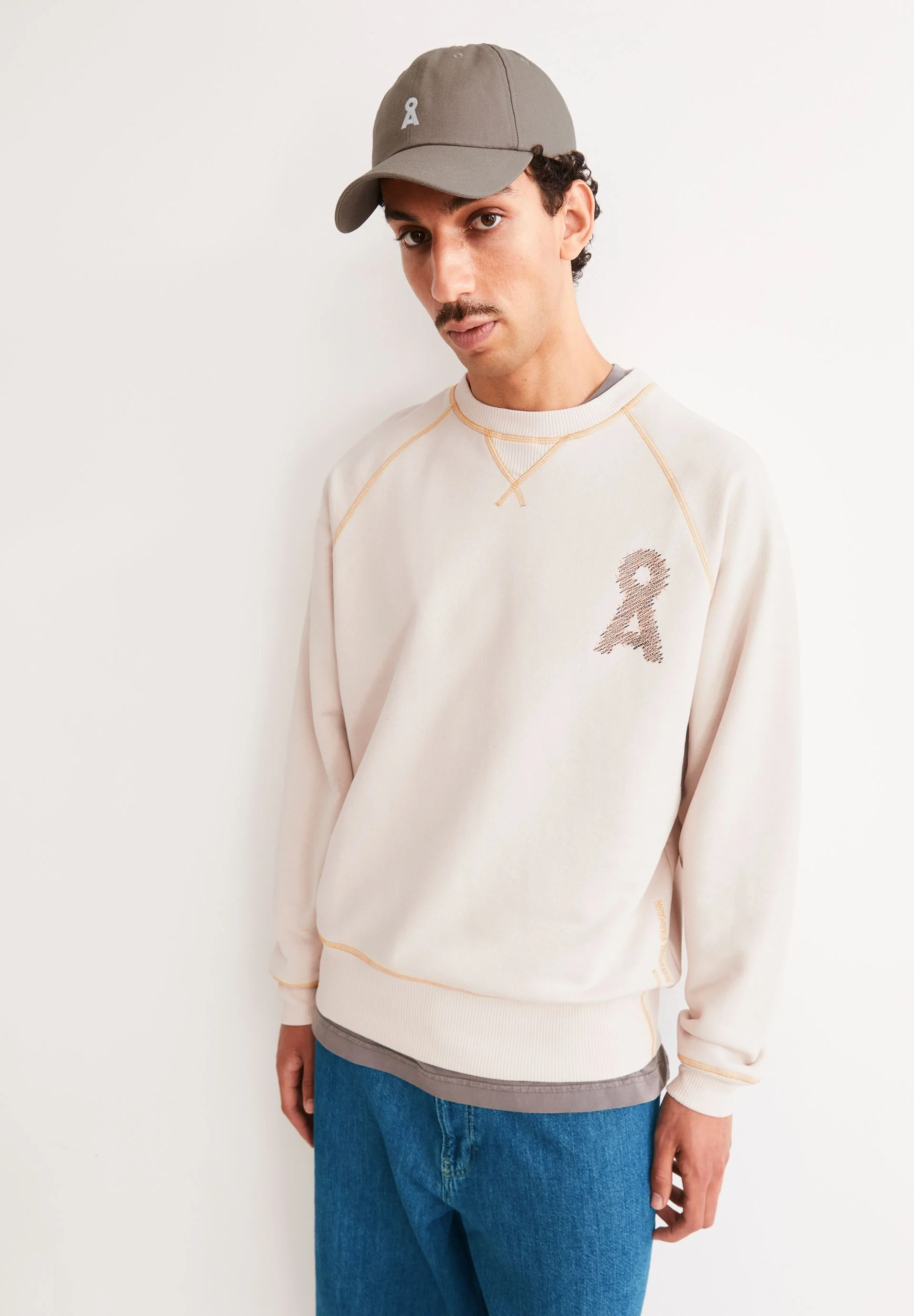 MAARKOS JEANS-MIX SWEATSHIRT | pure-cinnamon dust - Image 4