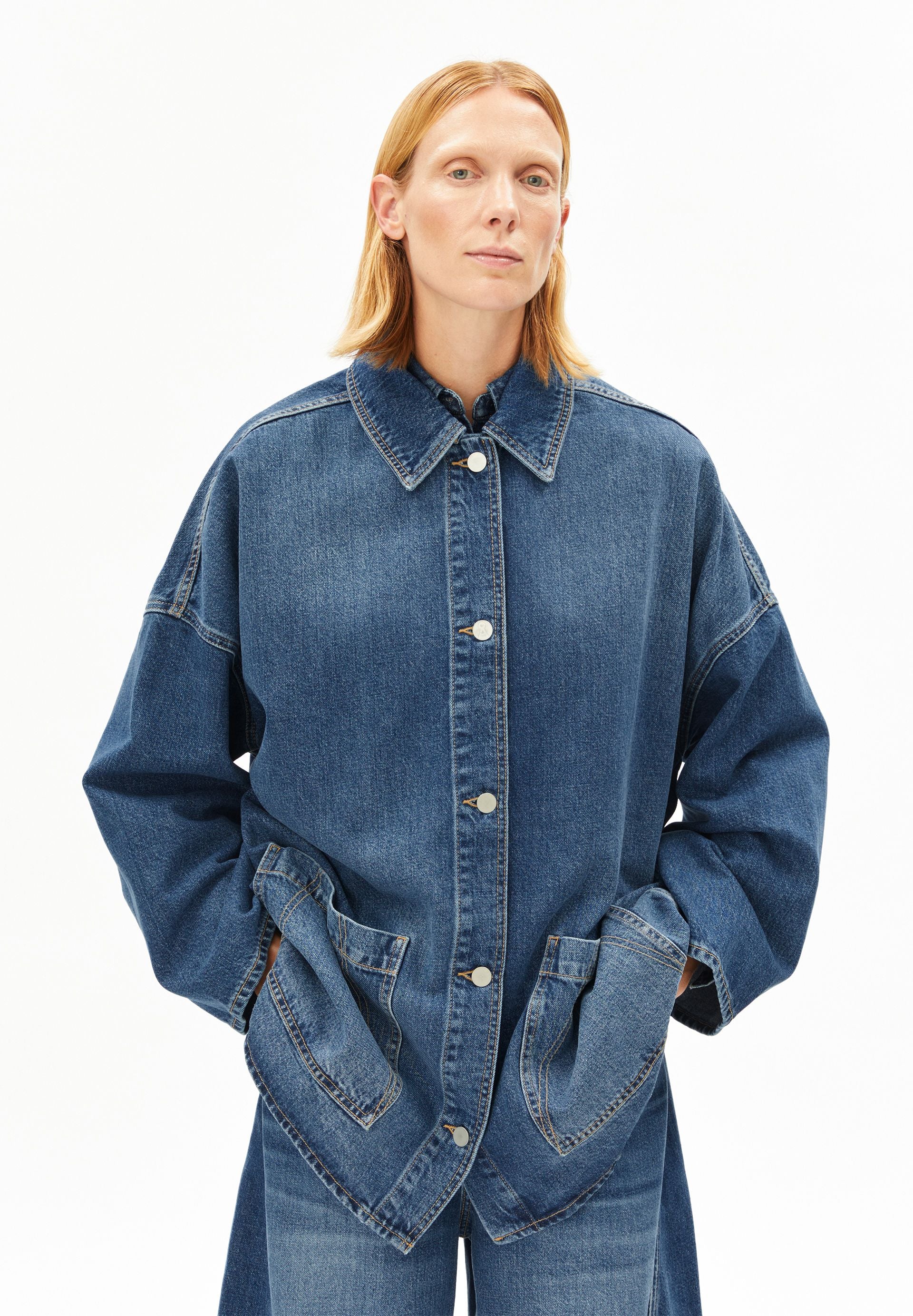 DRAAPY JEANSJACKE | fade
