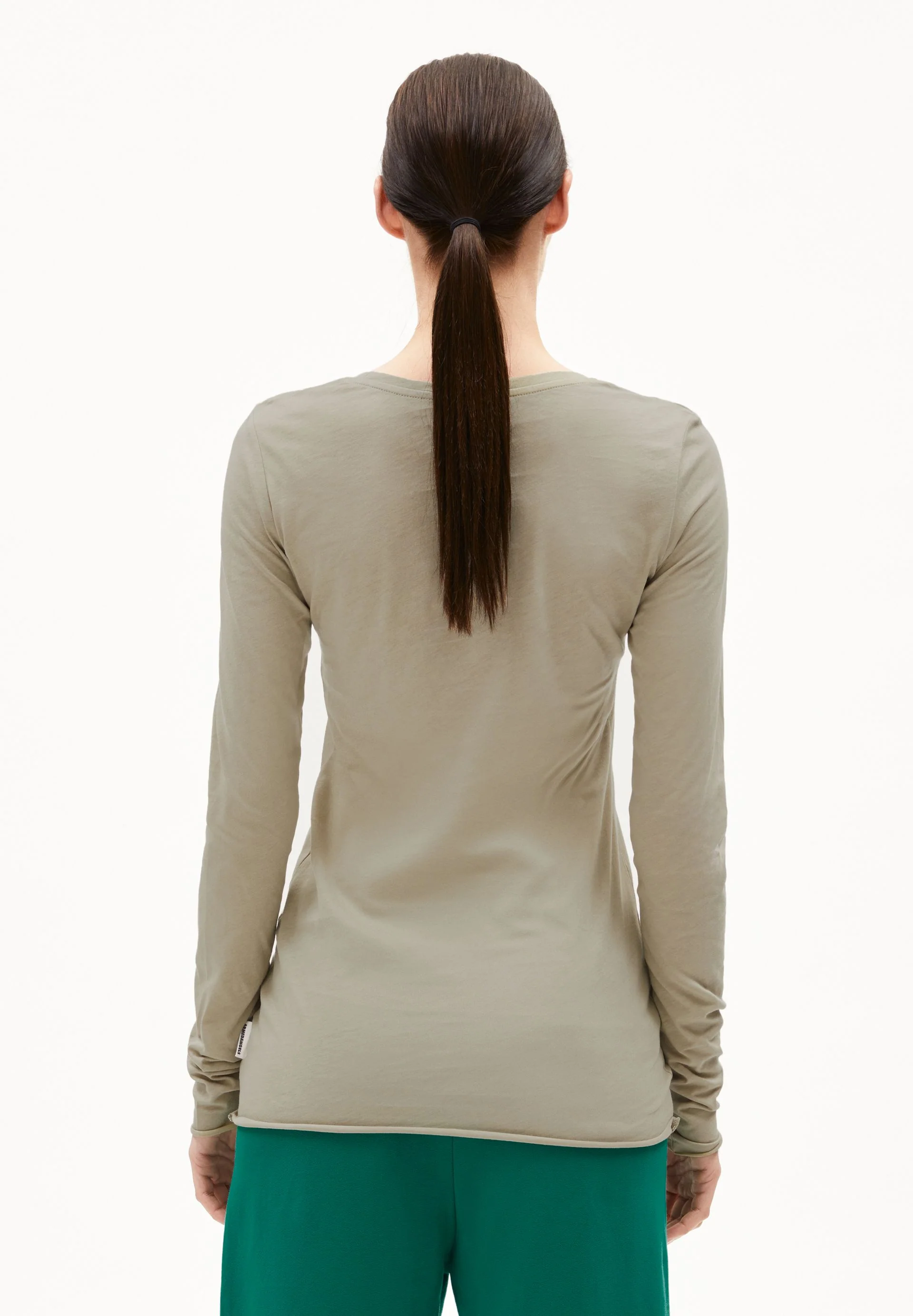 EINIAARA SOFT LANGARMSHIRT | light sage