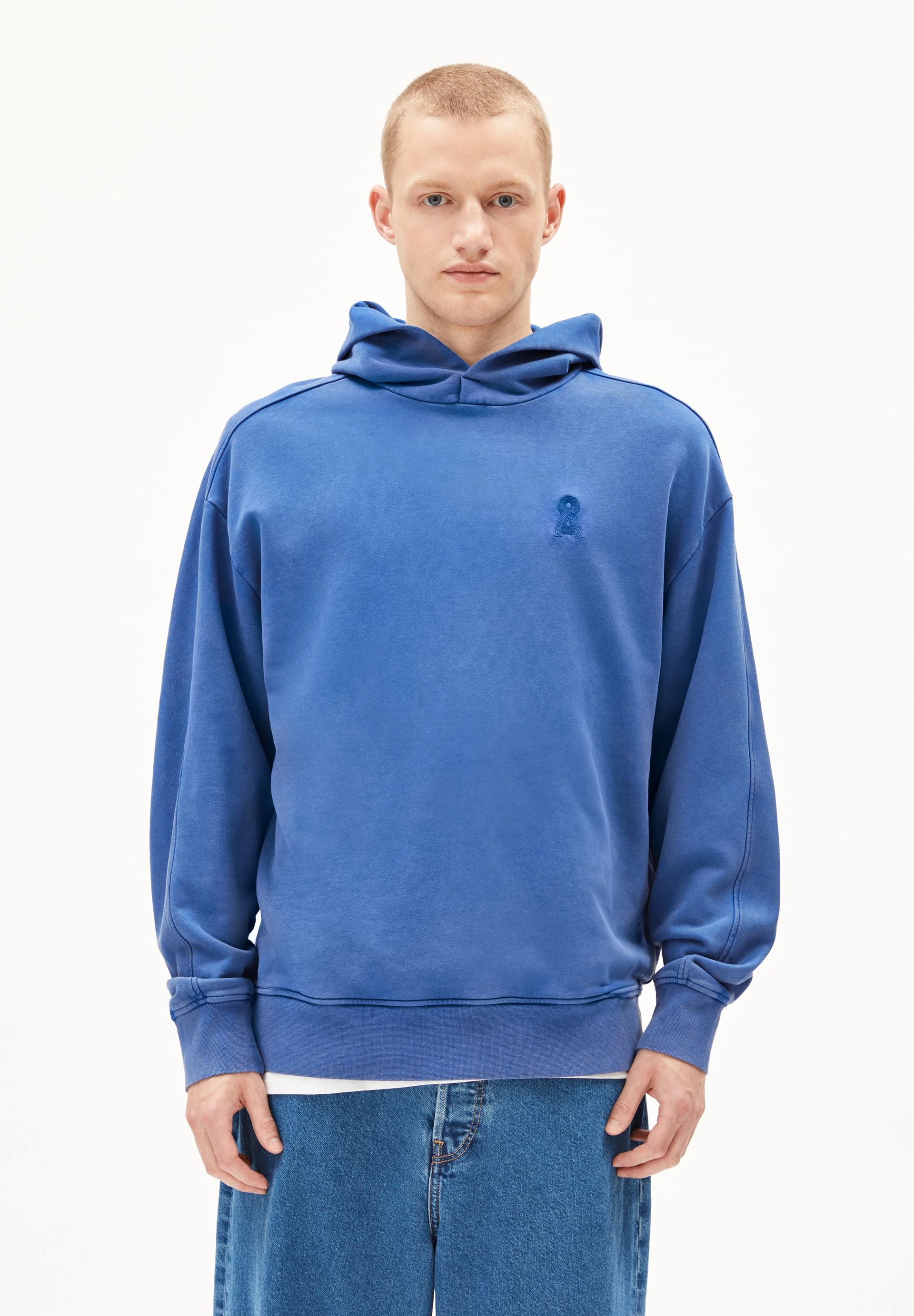 EMAAL HOODIE GMT DYE | dynamo blue washed