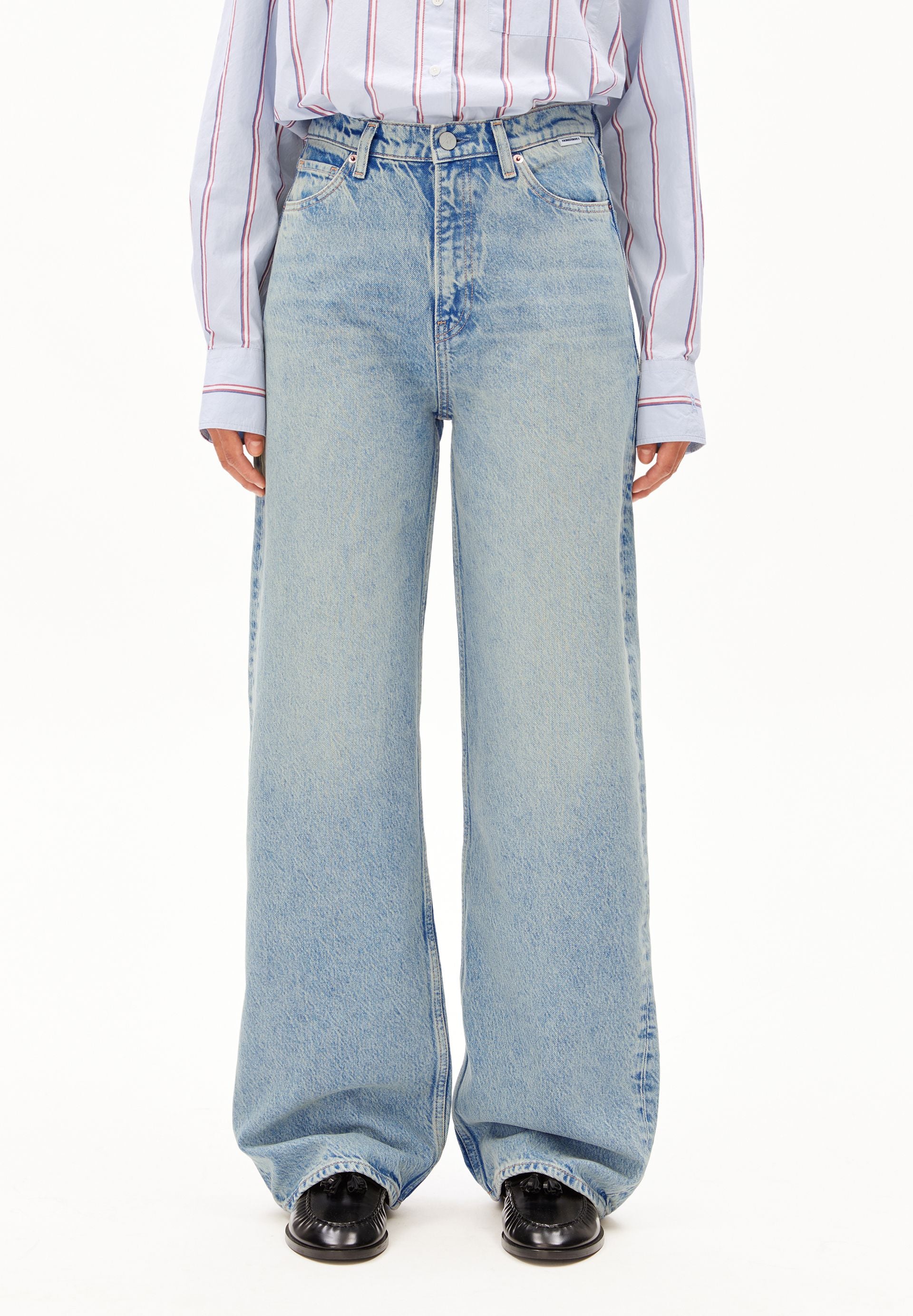 ENIJAA HIGH WAIST WIDE JEANS | airy