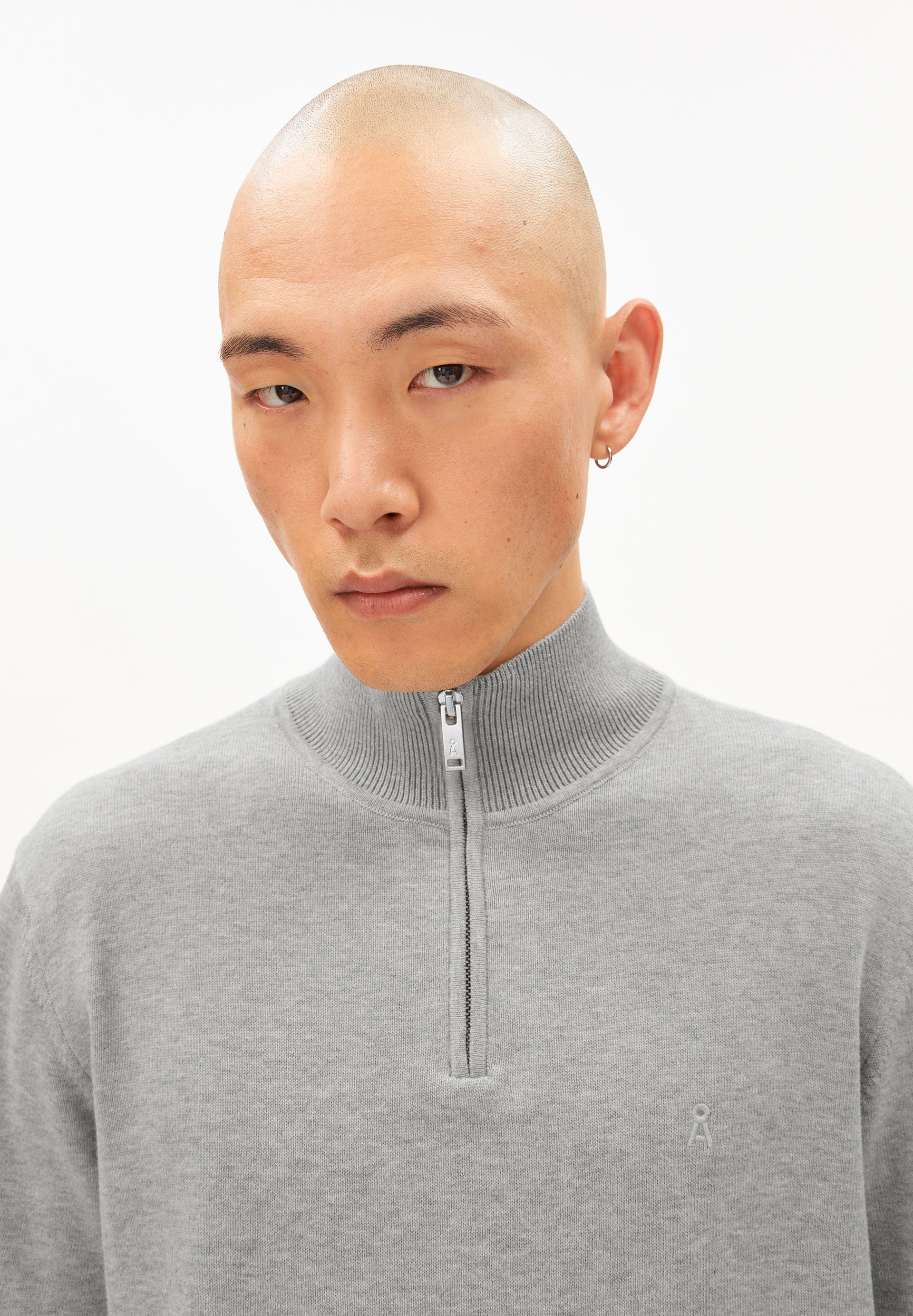 FAABES STRICKPULLOVER | silver melange - Image 3