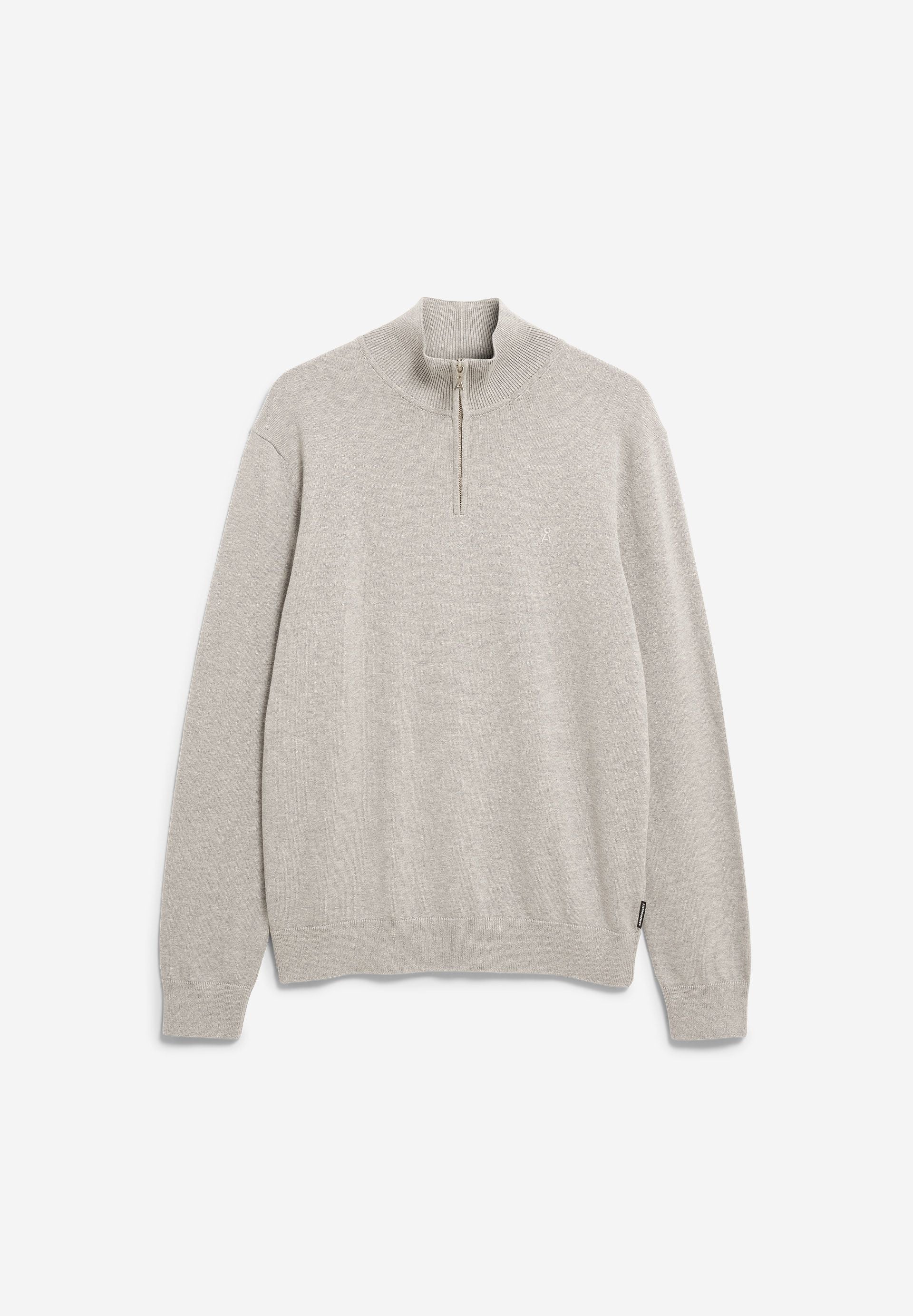 FAABES STRICKPULLOVER | silver melange - Image 7
