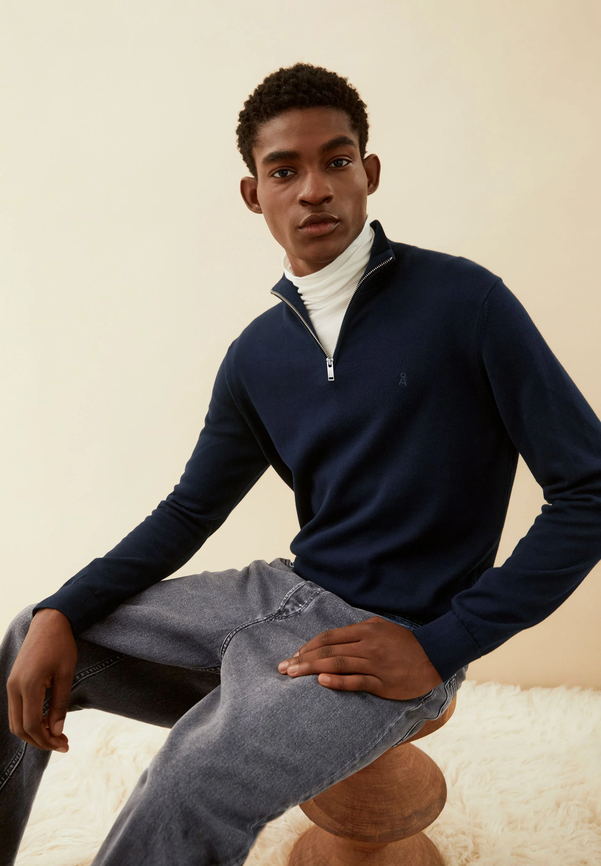 FAABES STRICKPULLOVER | night sky - Image 4