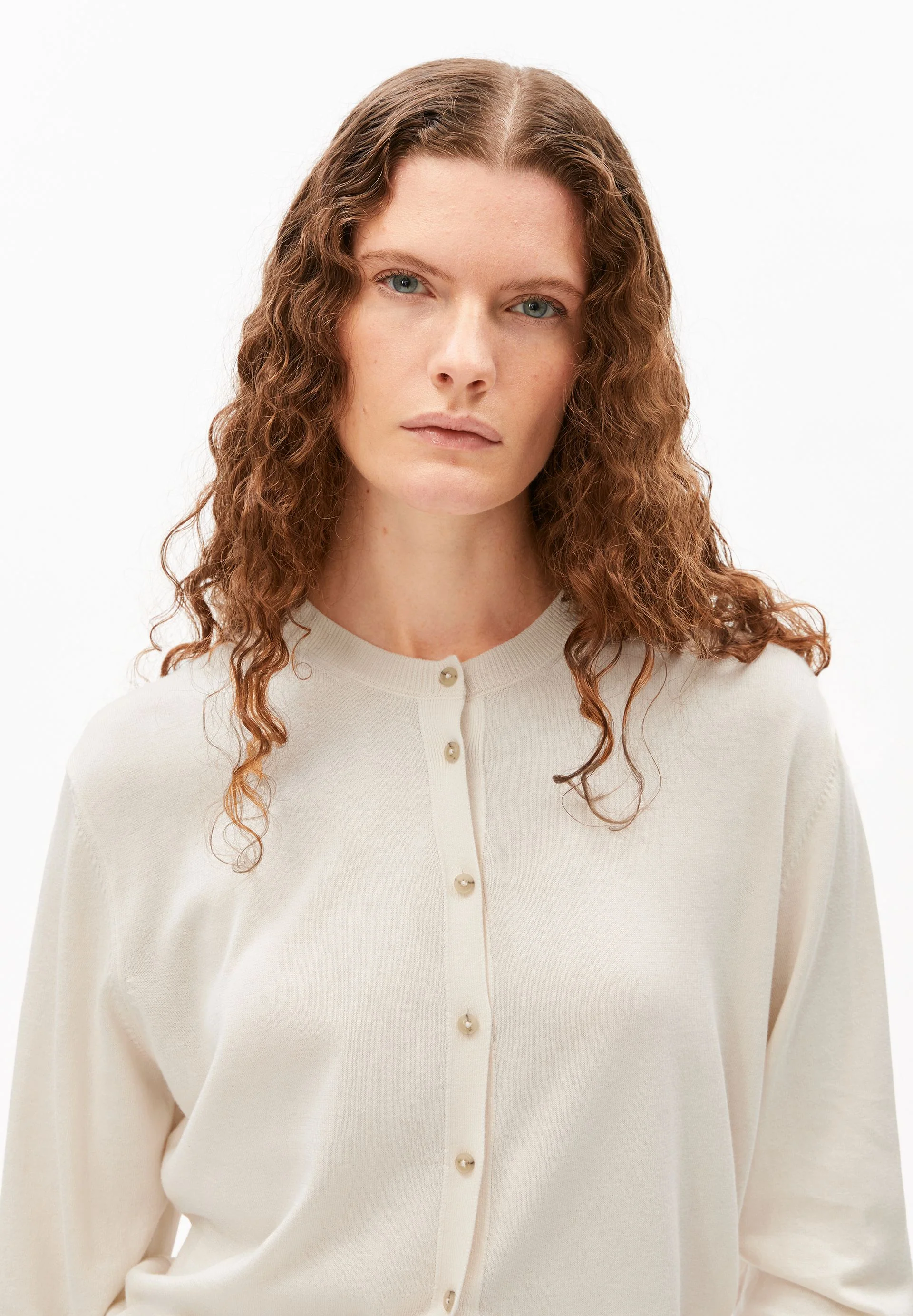 FEINSTRICKCARDIGAN | oatmilk - Image 3