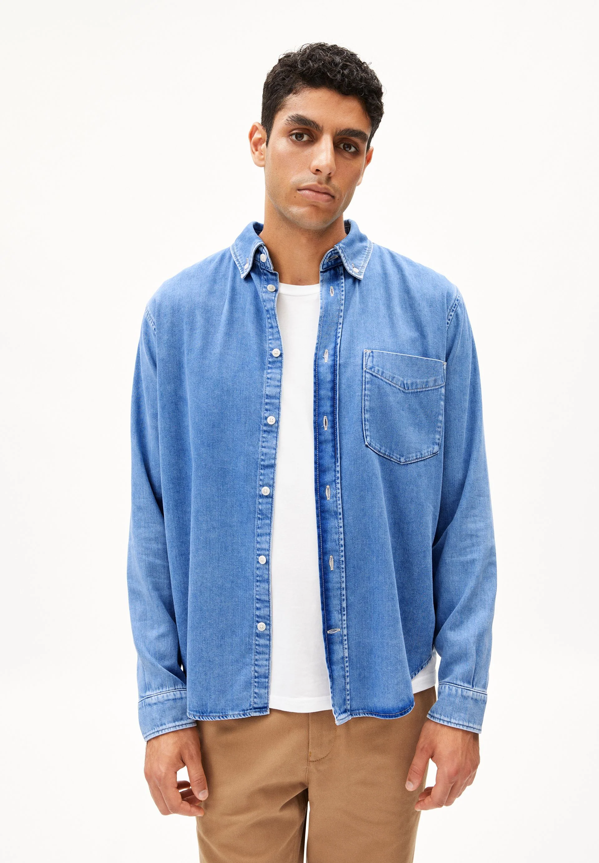 GAVRAA DENIM SHIRT | powder