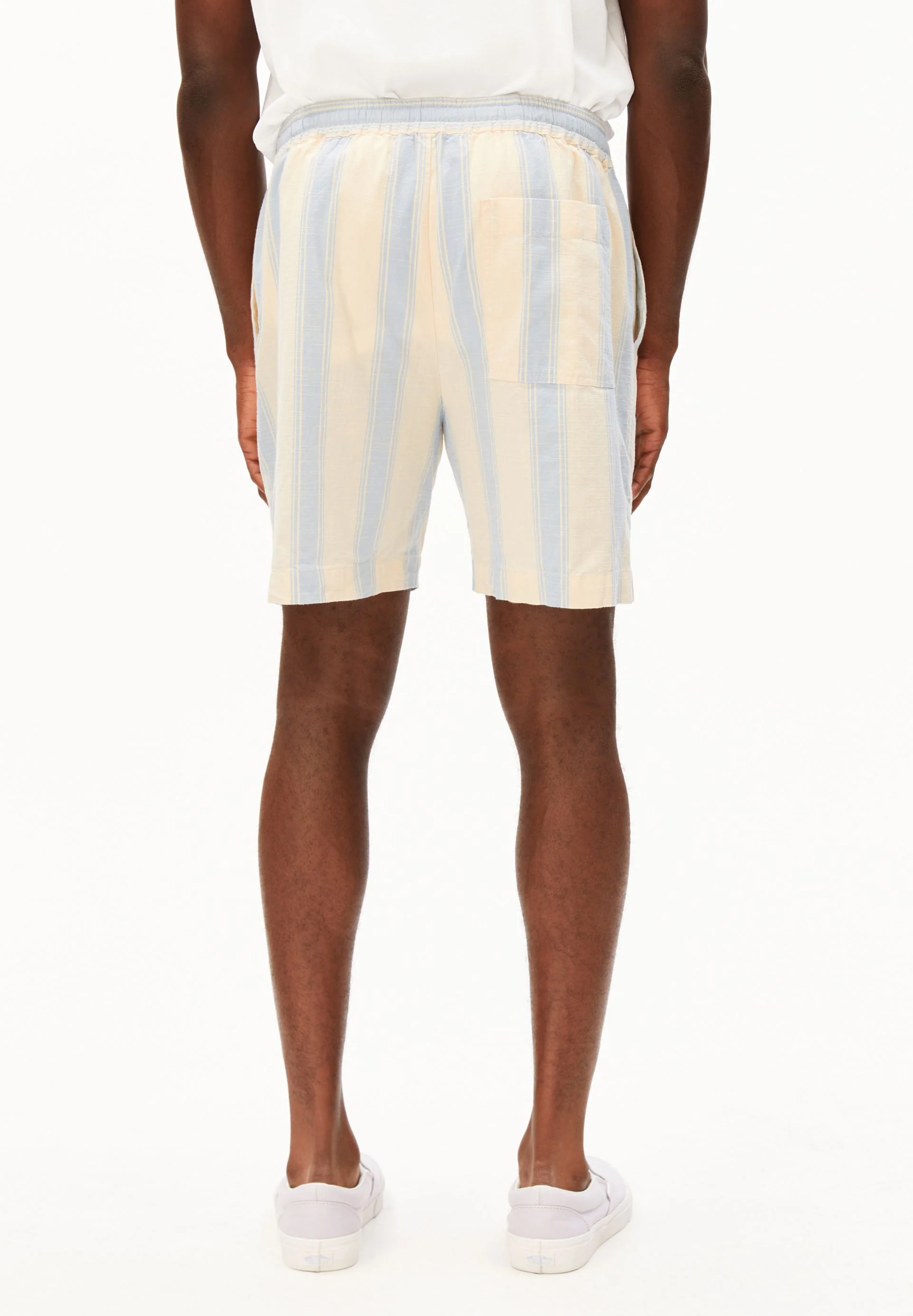GESTREIFTE SHORTS | wedgwood - Image 2