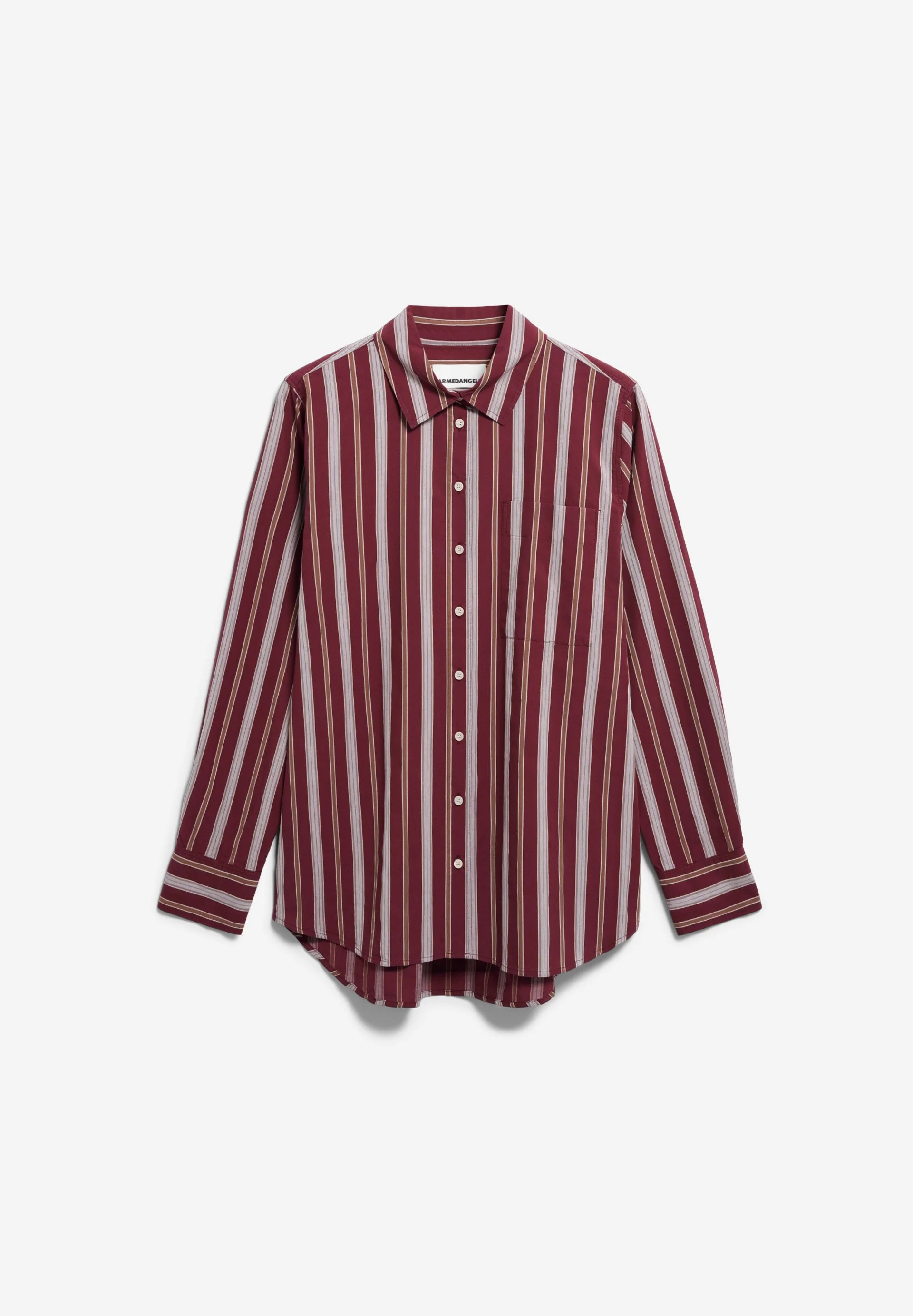 GESTREIFTE WEITE BLUSE - Image 4