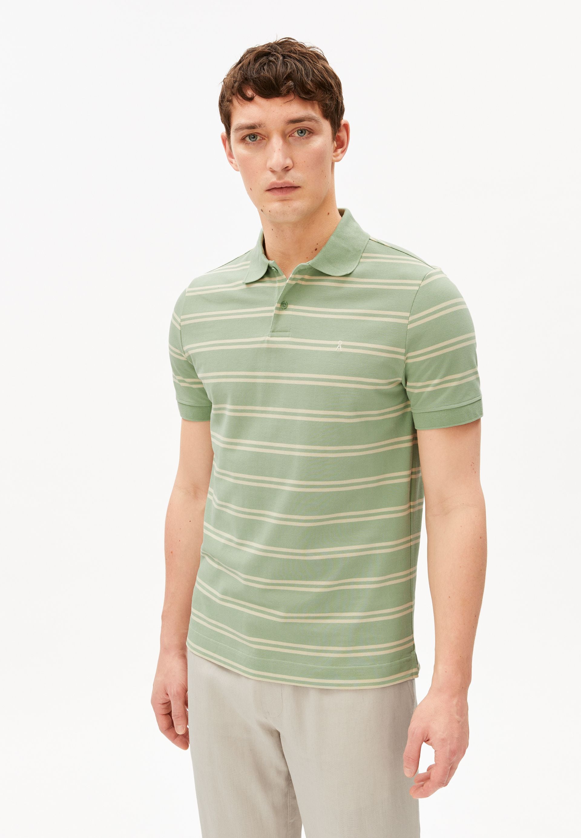 GESTREIFTES POLO T-SHIRT