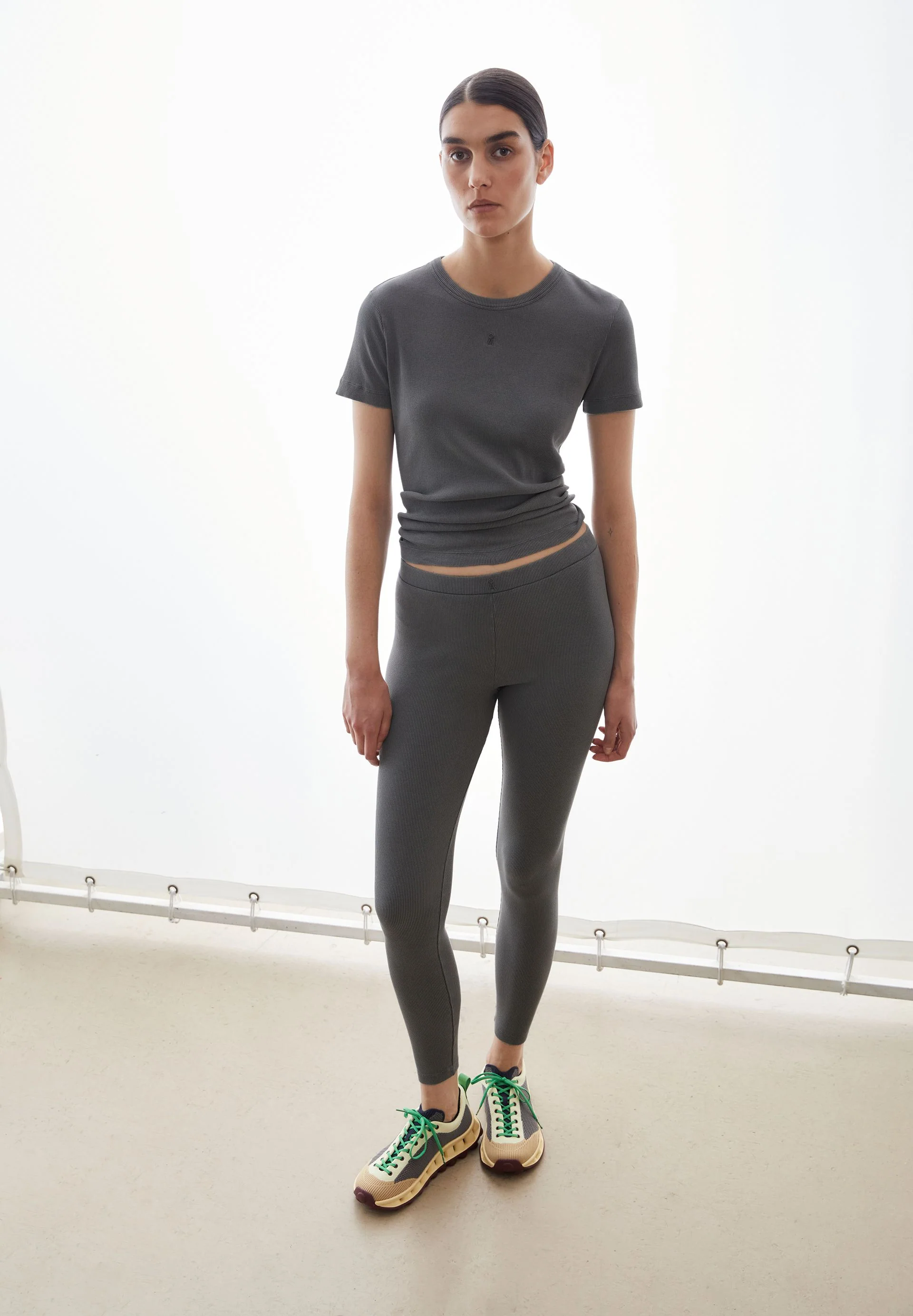 GMT DYE RIPP-LEGGINGS | space steel - Image 4
