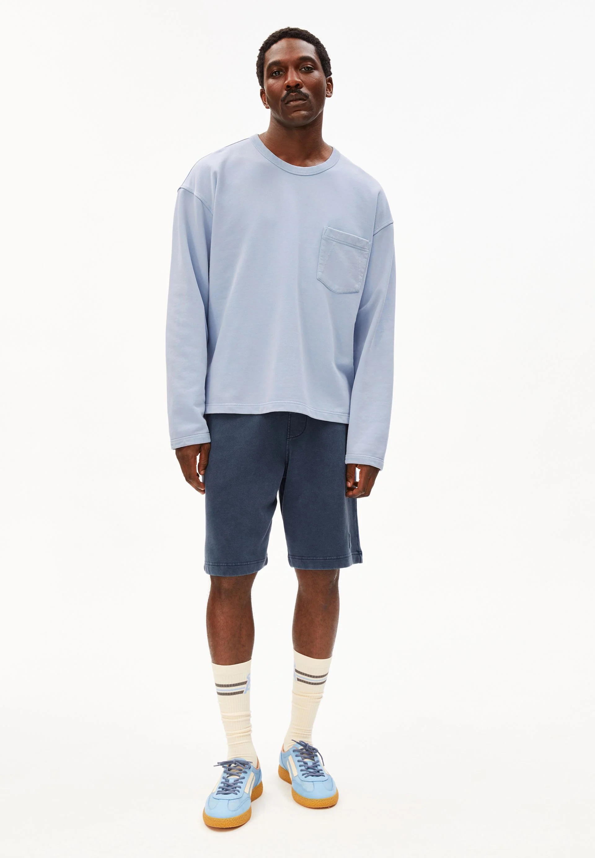 GMT DYE SWEATSHIRT | wedgwood washed - Image 5