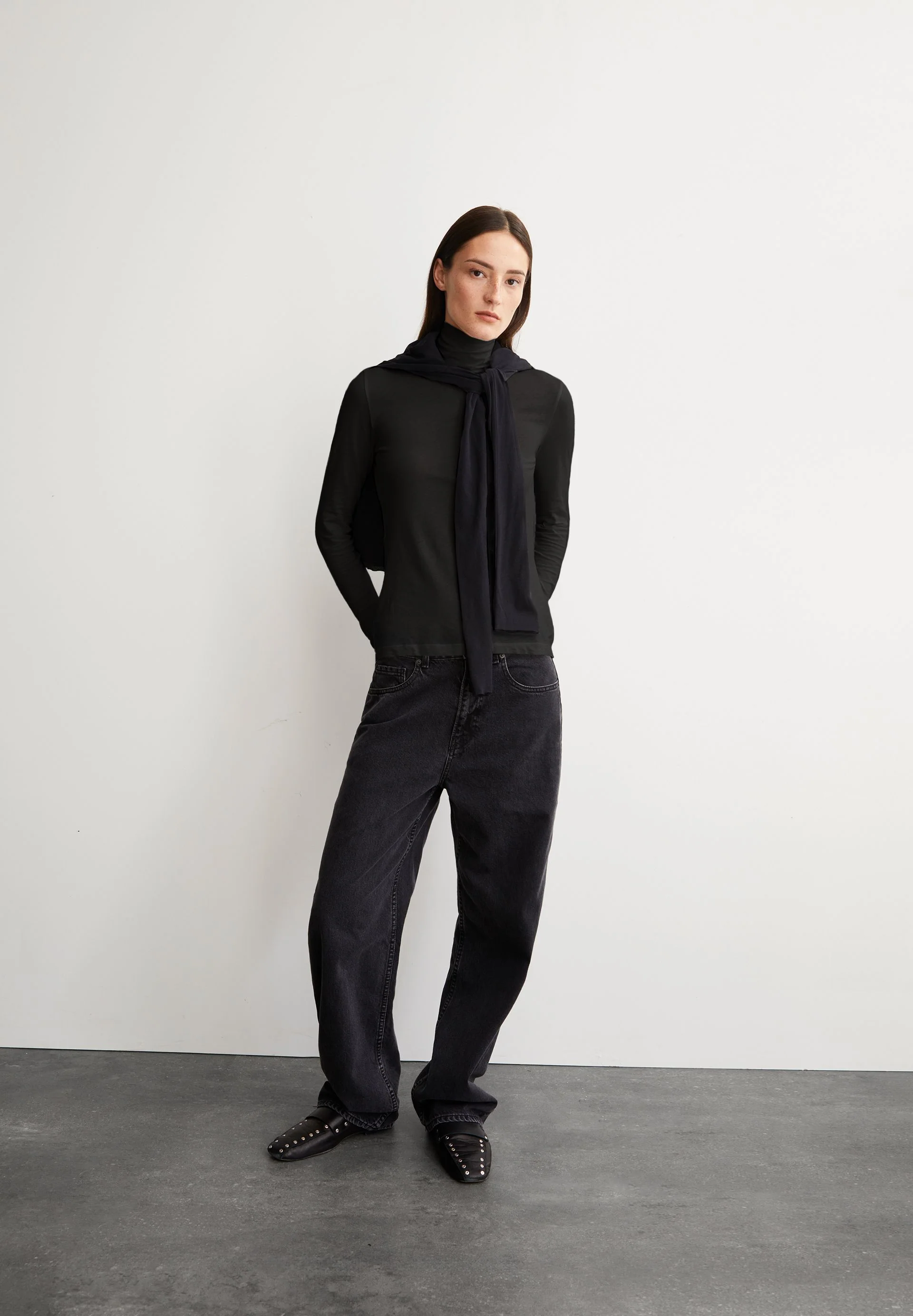 GRAZILIANAA SOFT LANGARMSHIRT | black - Image 4