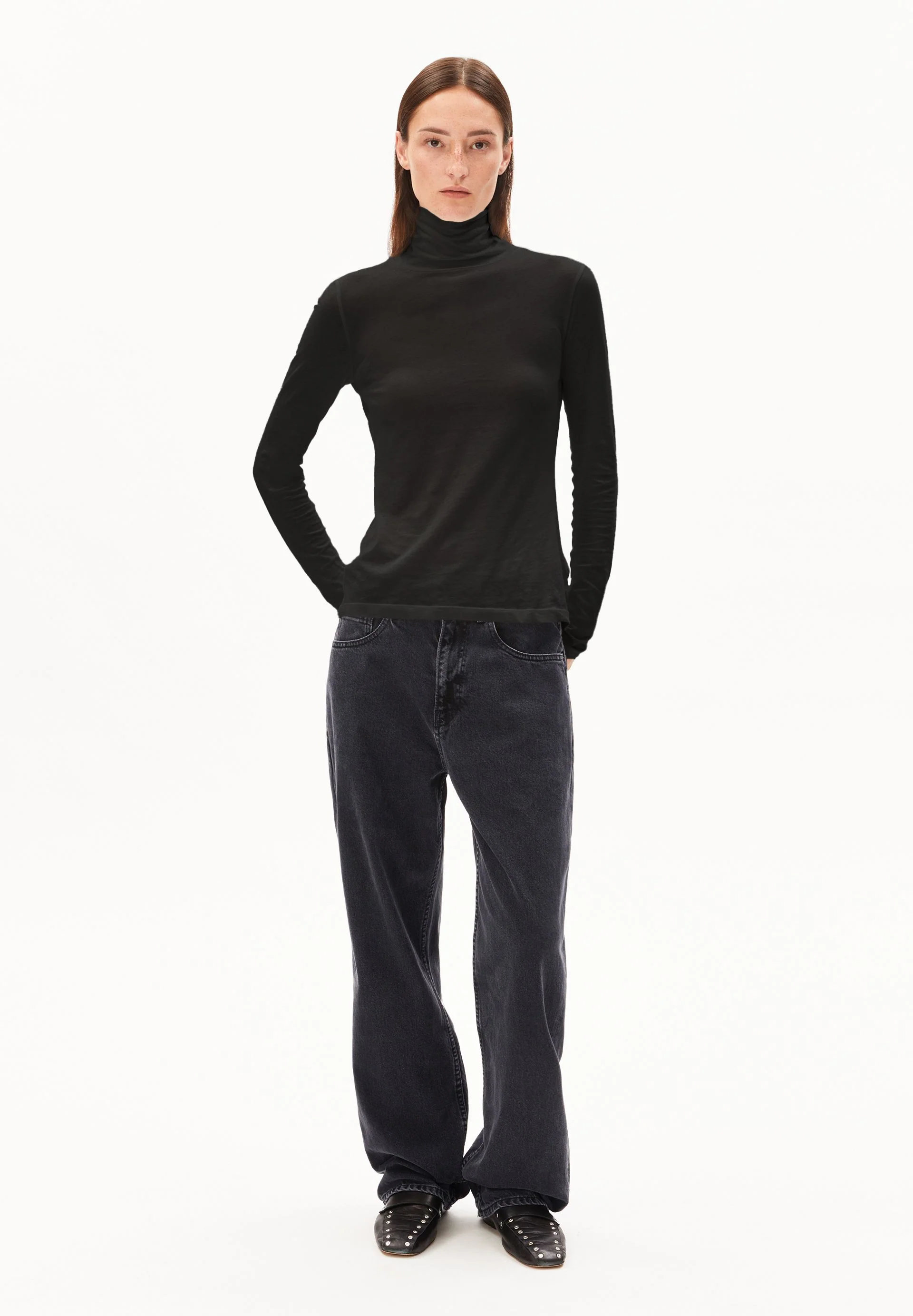 GRAZILIANAA SOFT LANGARMSHIRT | black - Image 5