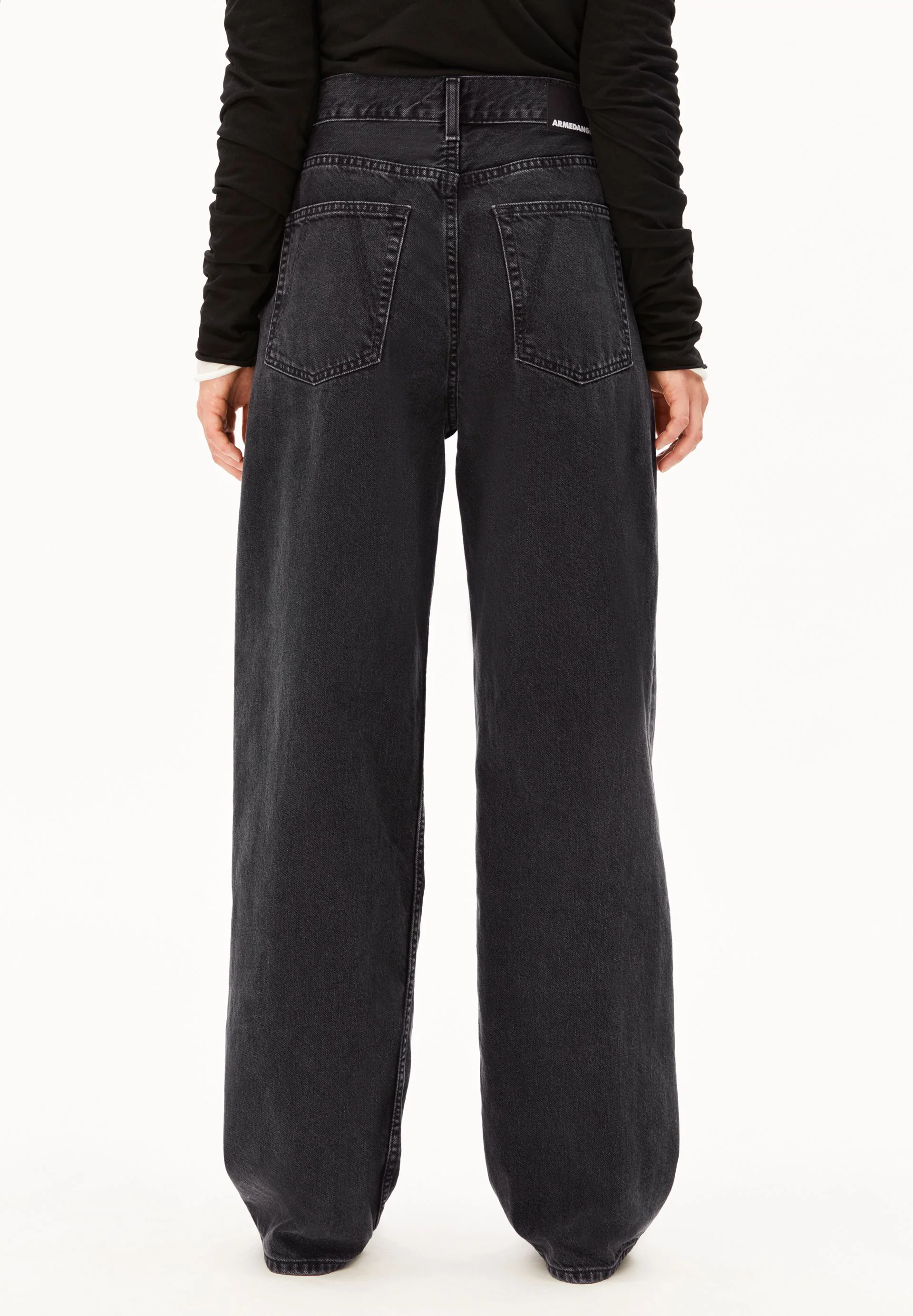 HAAYI LOW WAIST BAGGY JEANS | ebony black - Image 2