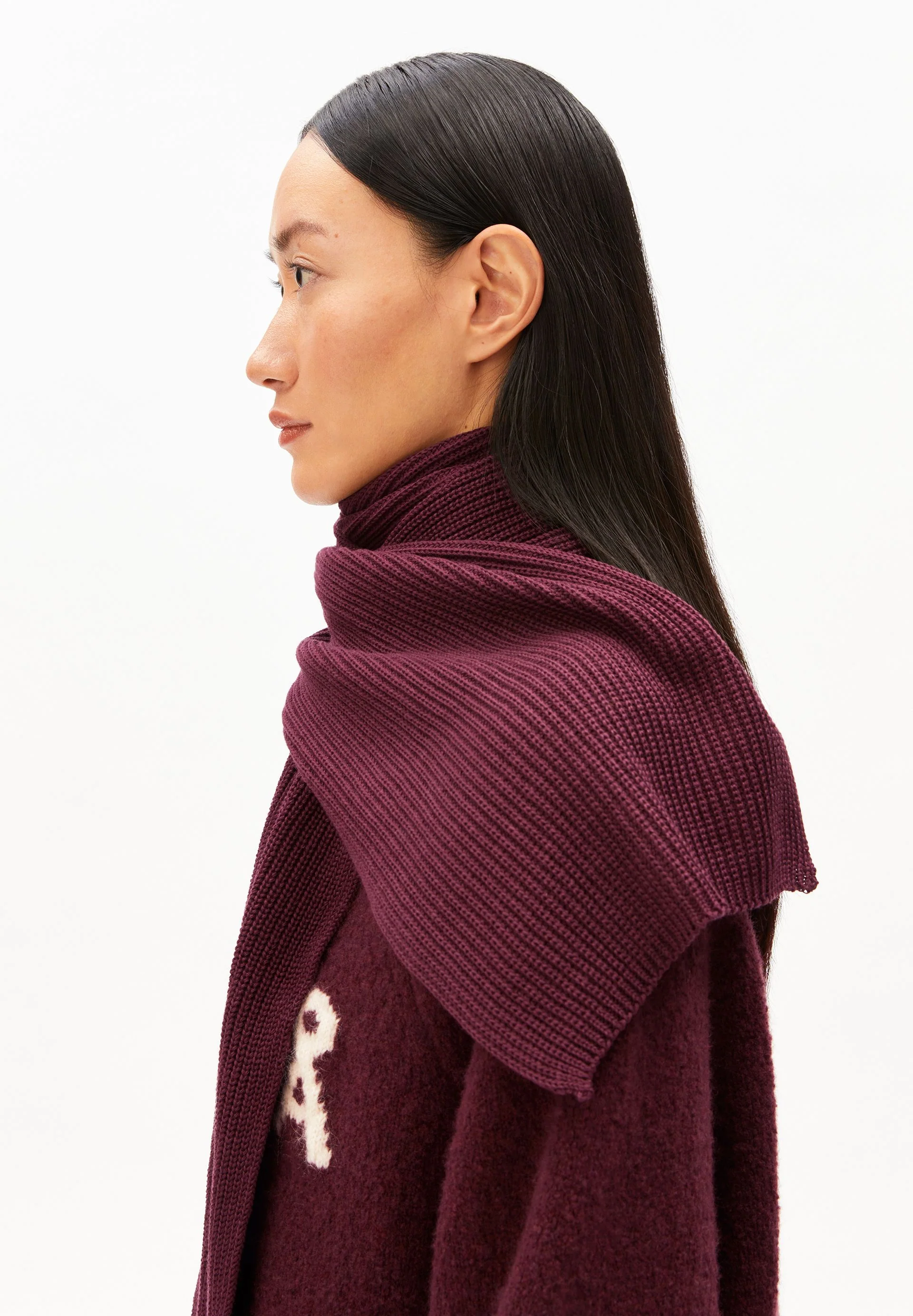 ICONIC Å CLAASAS BAUMWOLLE | dark cranberry - Image 3