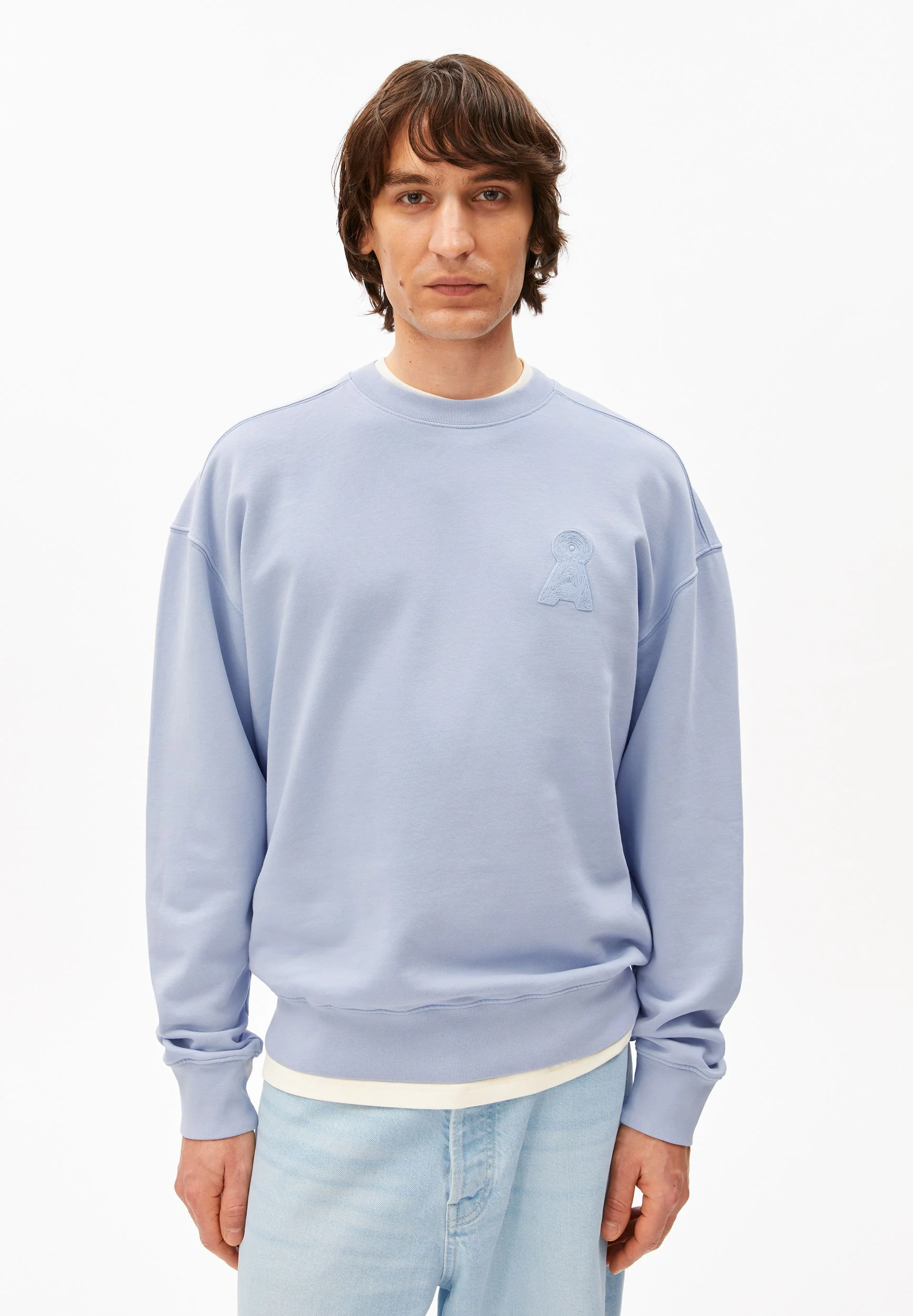 ICONIC Å GMT DYE SWEATSHIRT | wedgwood washed