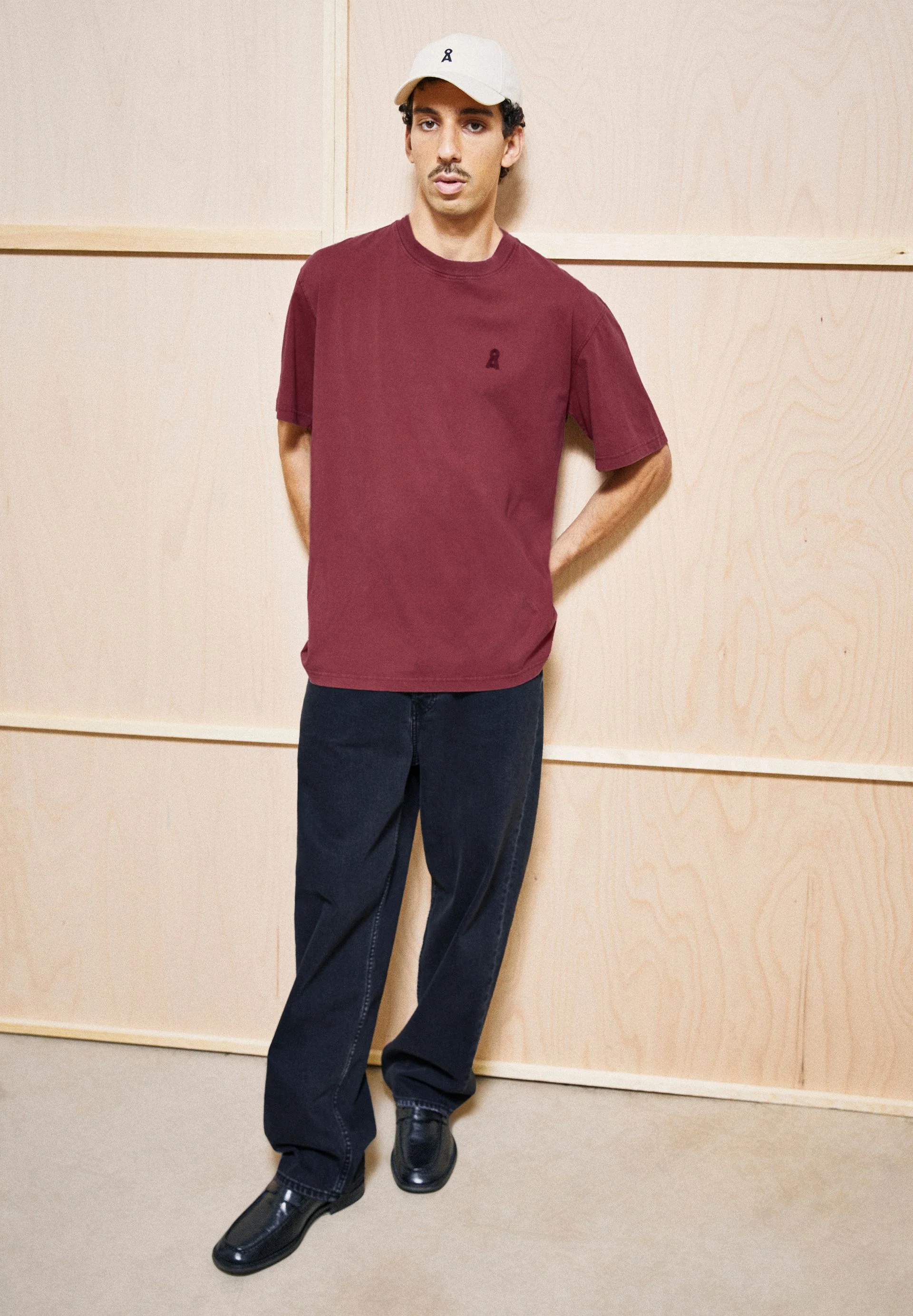 ICONIC Å MAARKOS GMT DYE T-SHIRT | velvet red washed - Image 4