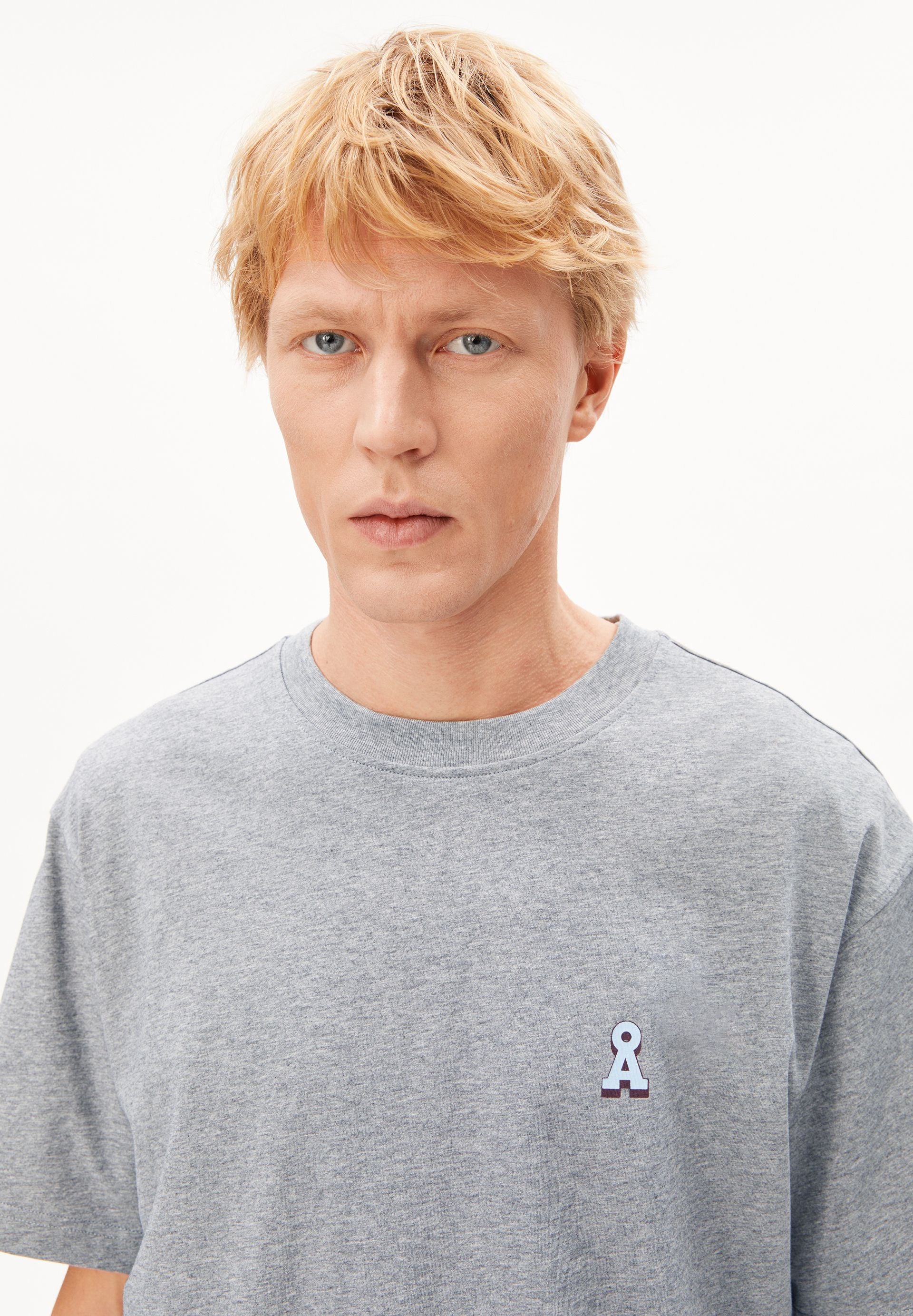 ICONIC Å MAARKOS MELANGE T-SHIRT | silver melange - Image 3