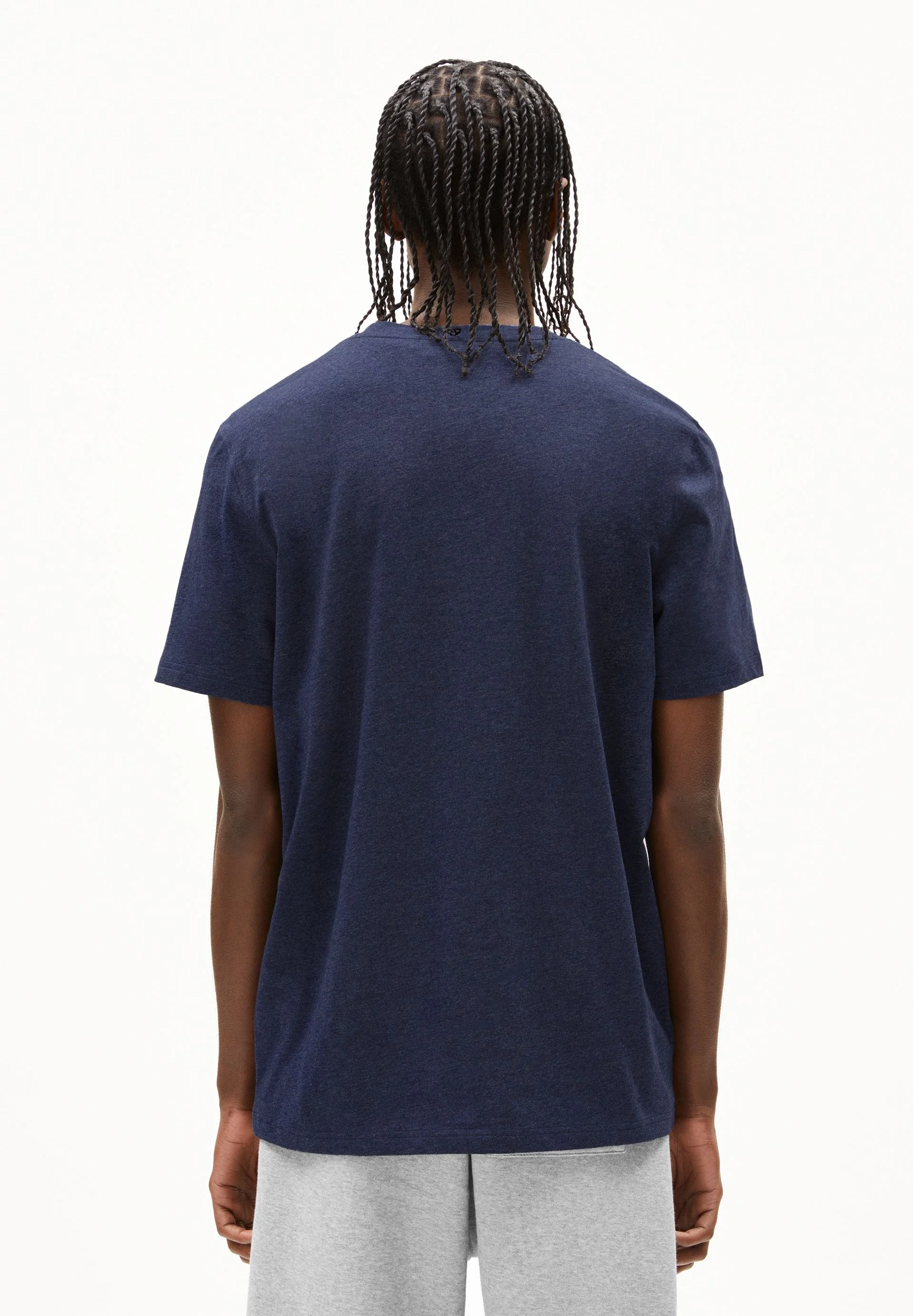 ICONIC Å MAARKOS MLNG T-SHIRT | blue melange - Image 2