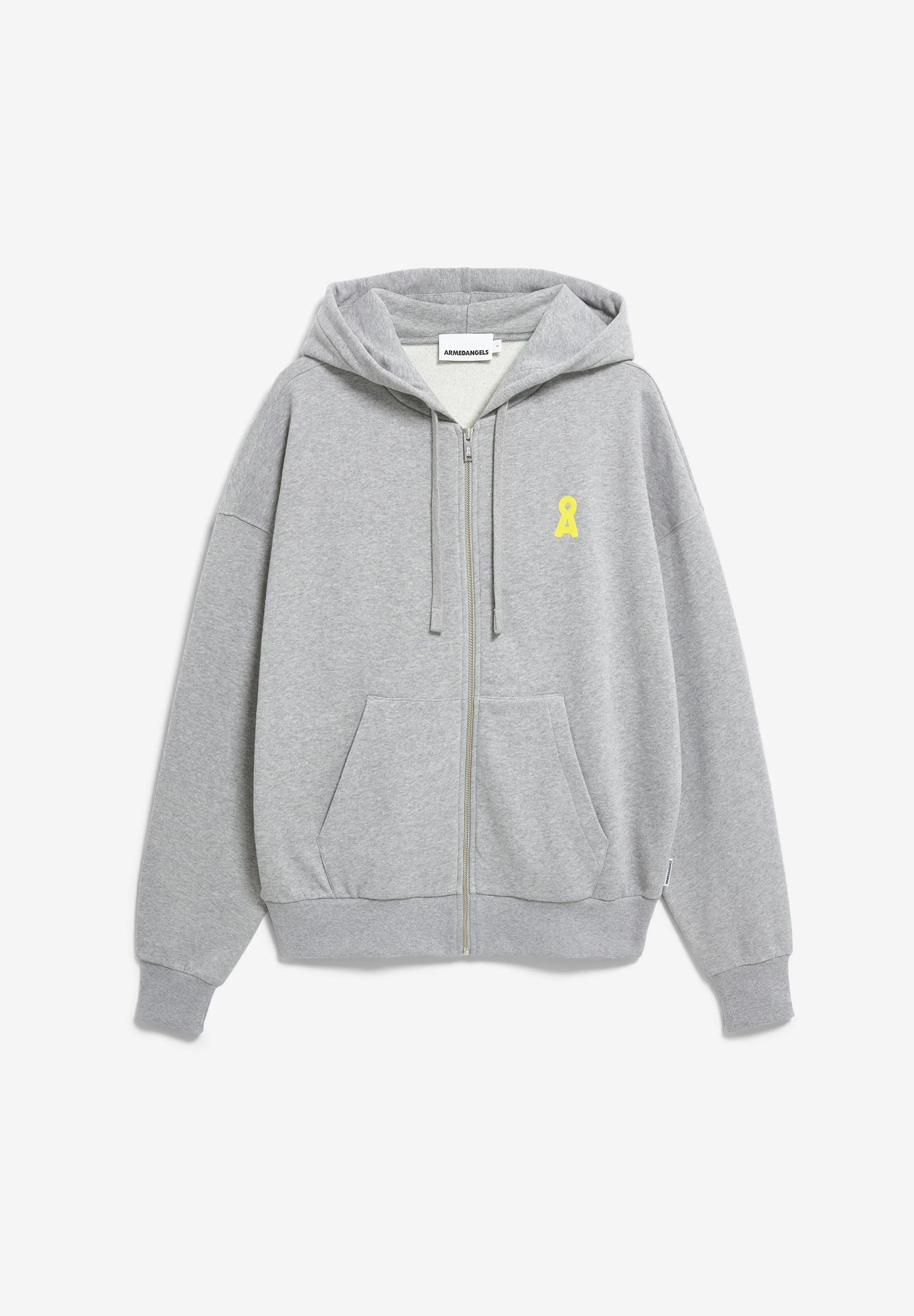 SAROMIAAN SWEATJACKE | silver melange - Image 6