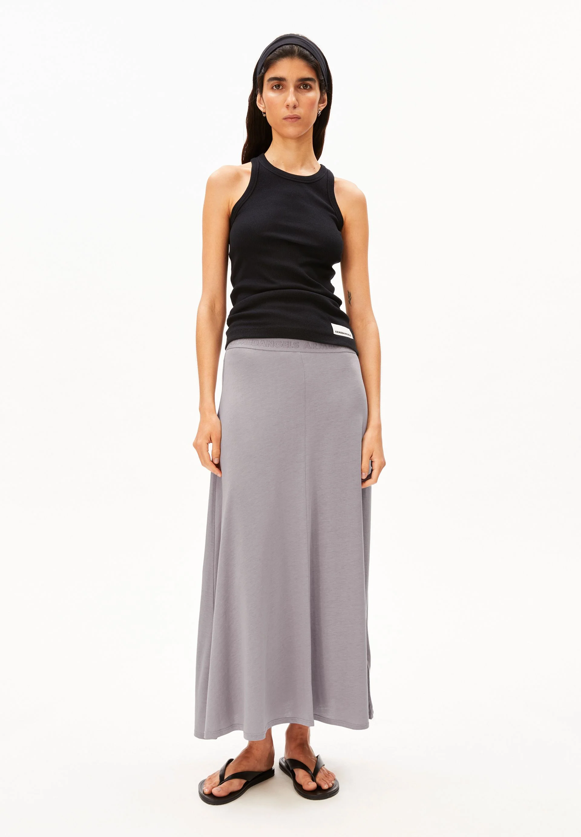 ILENIAA LARAA MIDI-ROCK | seal grey - Image 5