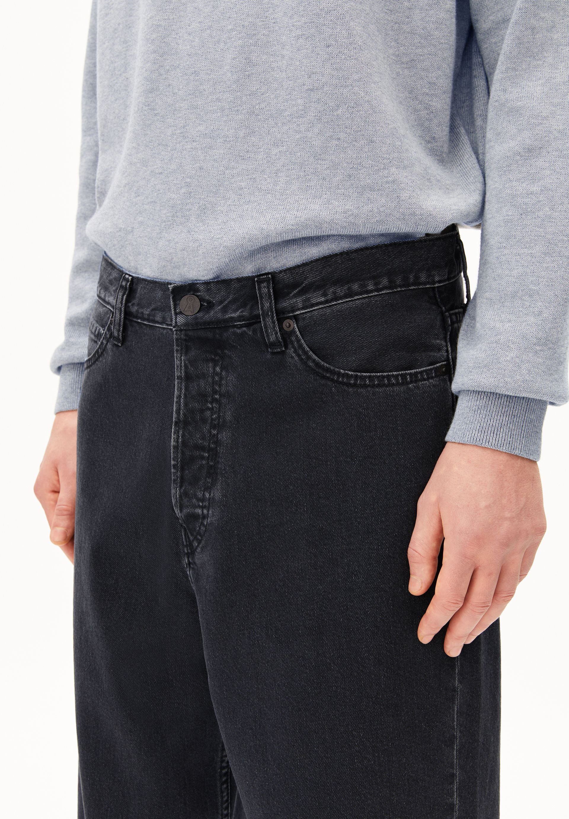 JAAMEO BAGGY JEANS | ebony black - Image 3
