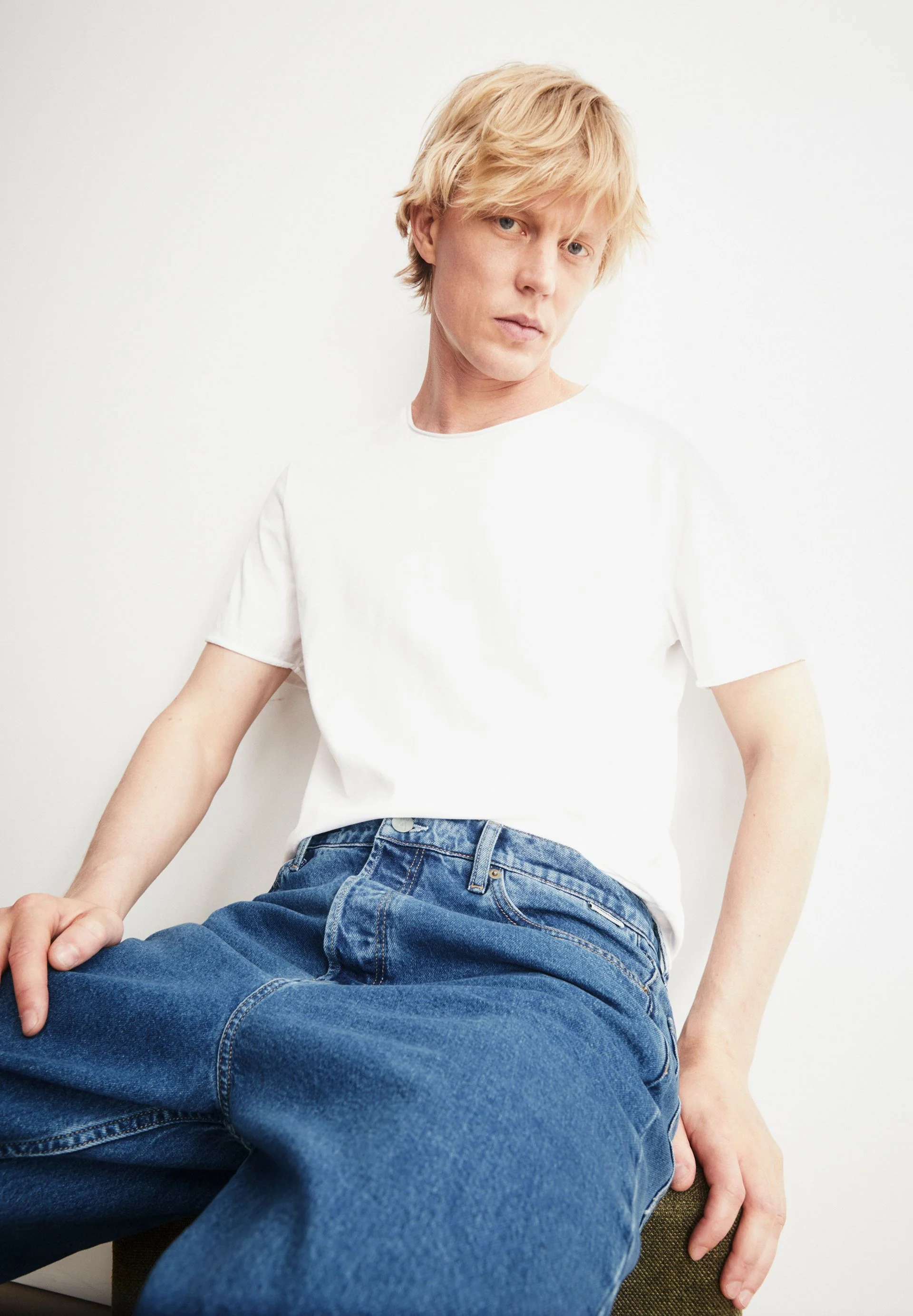 JAAMES BRUSHED T-SHIRT | white - Image 4