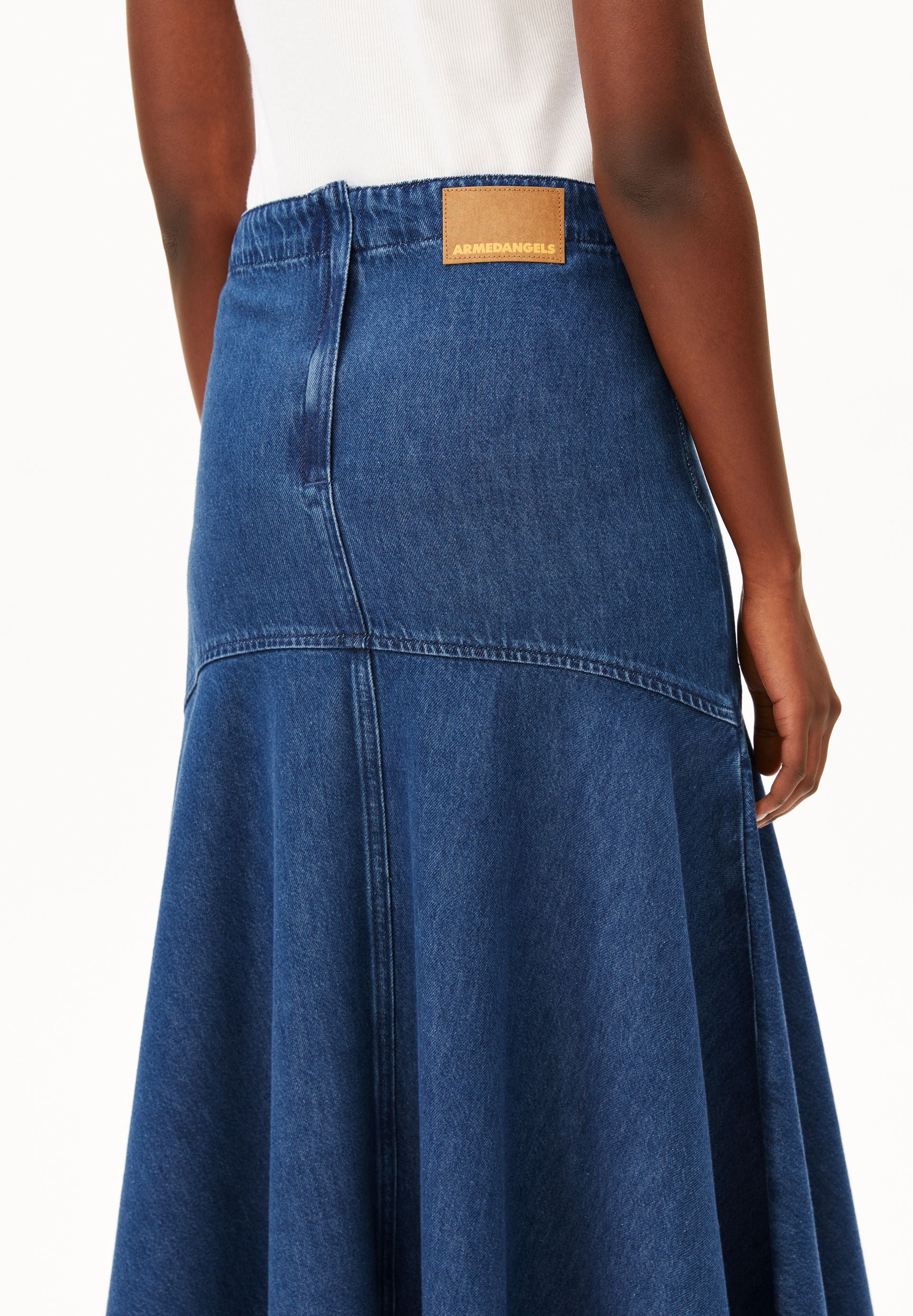 JEANS-MIDI-ROCK | bright blue - Image 3