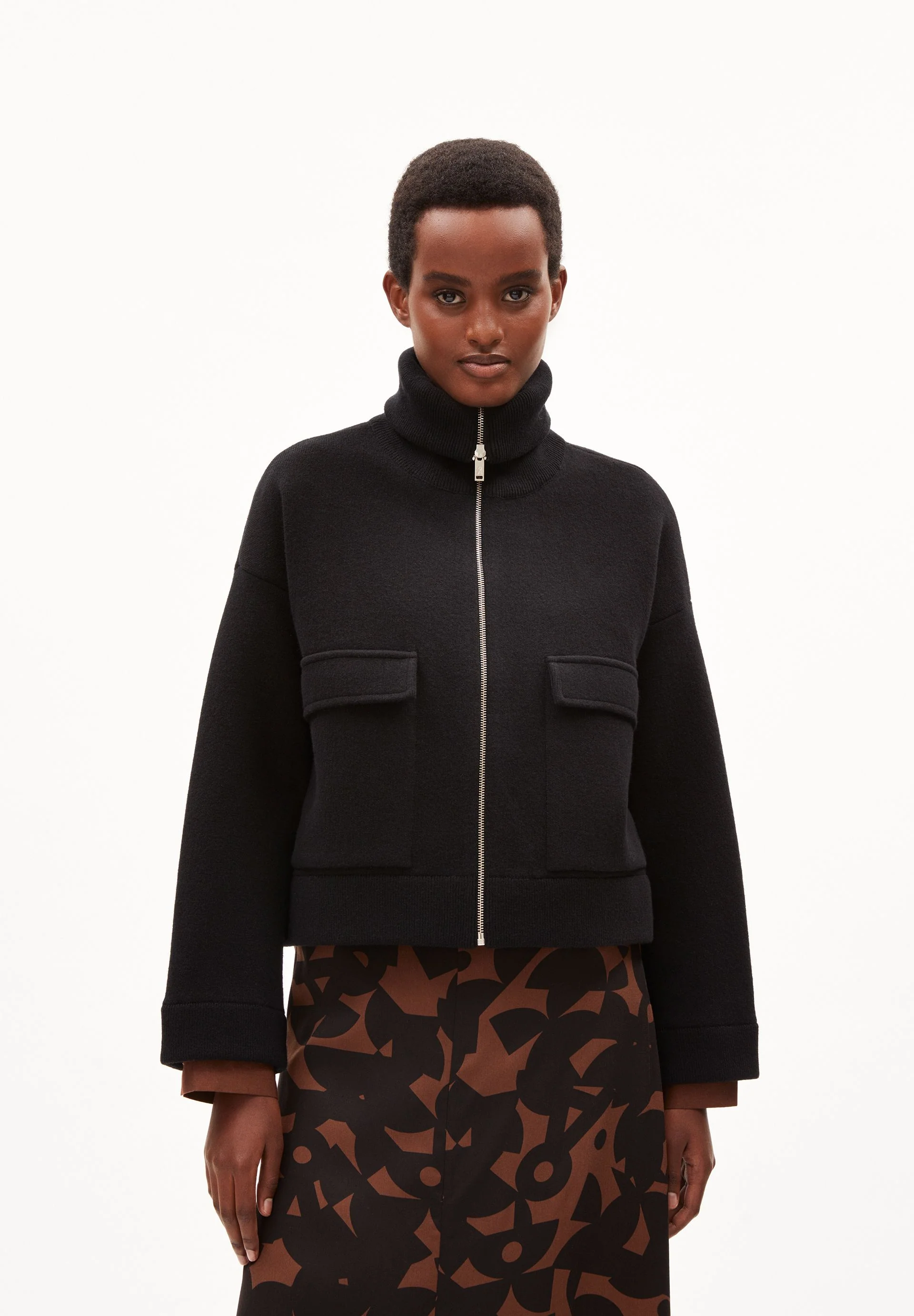JOANIAAS STRICKJACKE | black-black