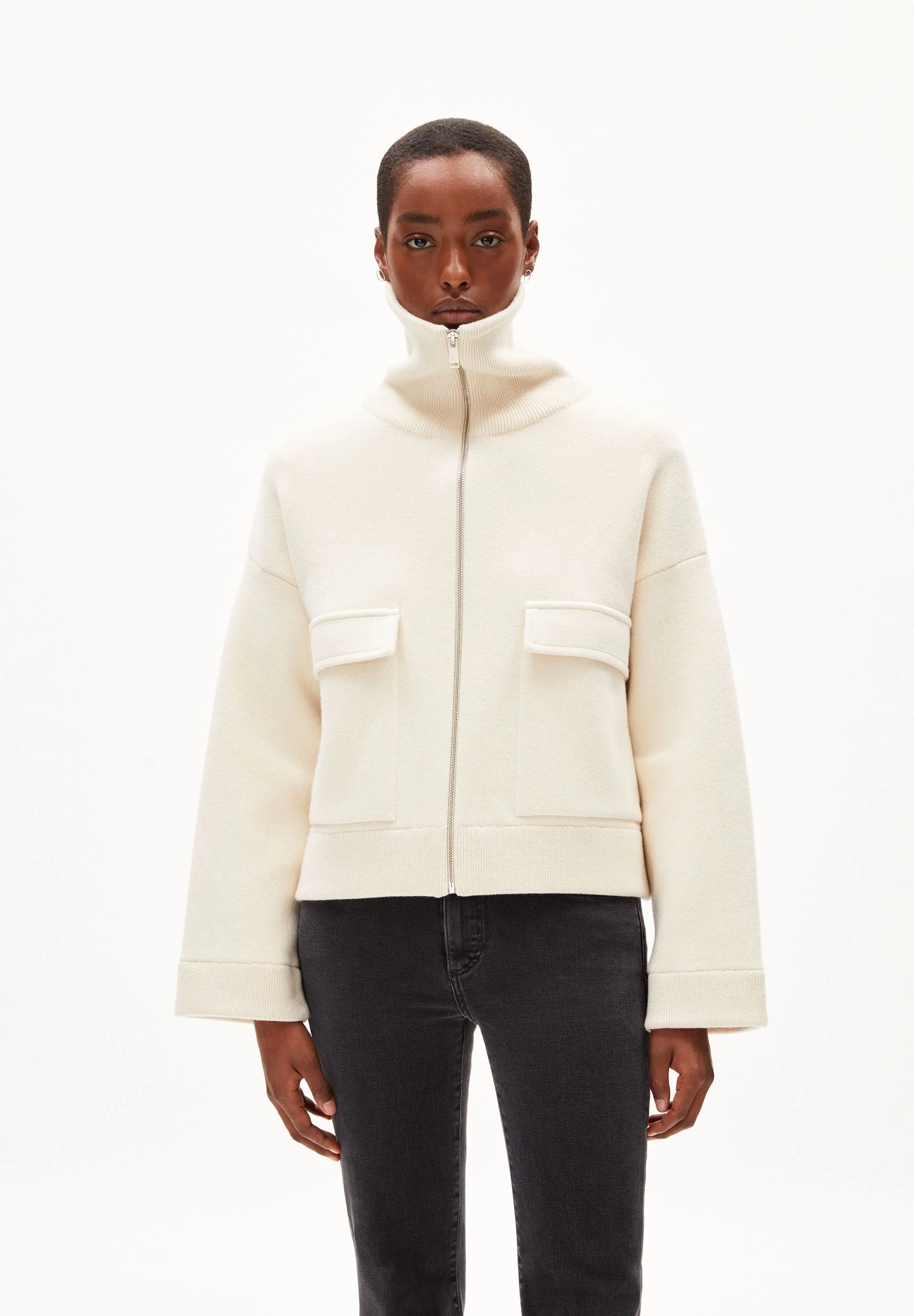JOANIAAS STRICKJACKE | oatmilk-oatmilk