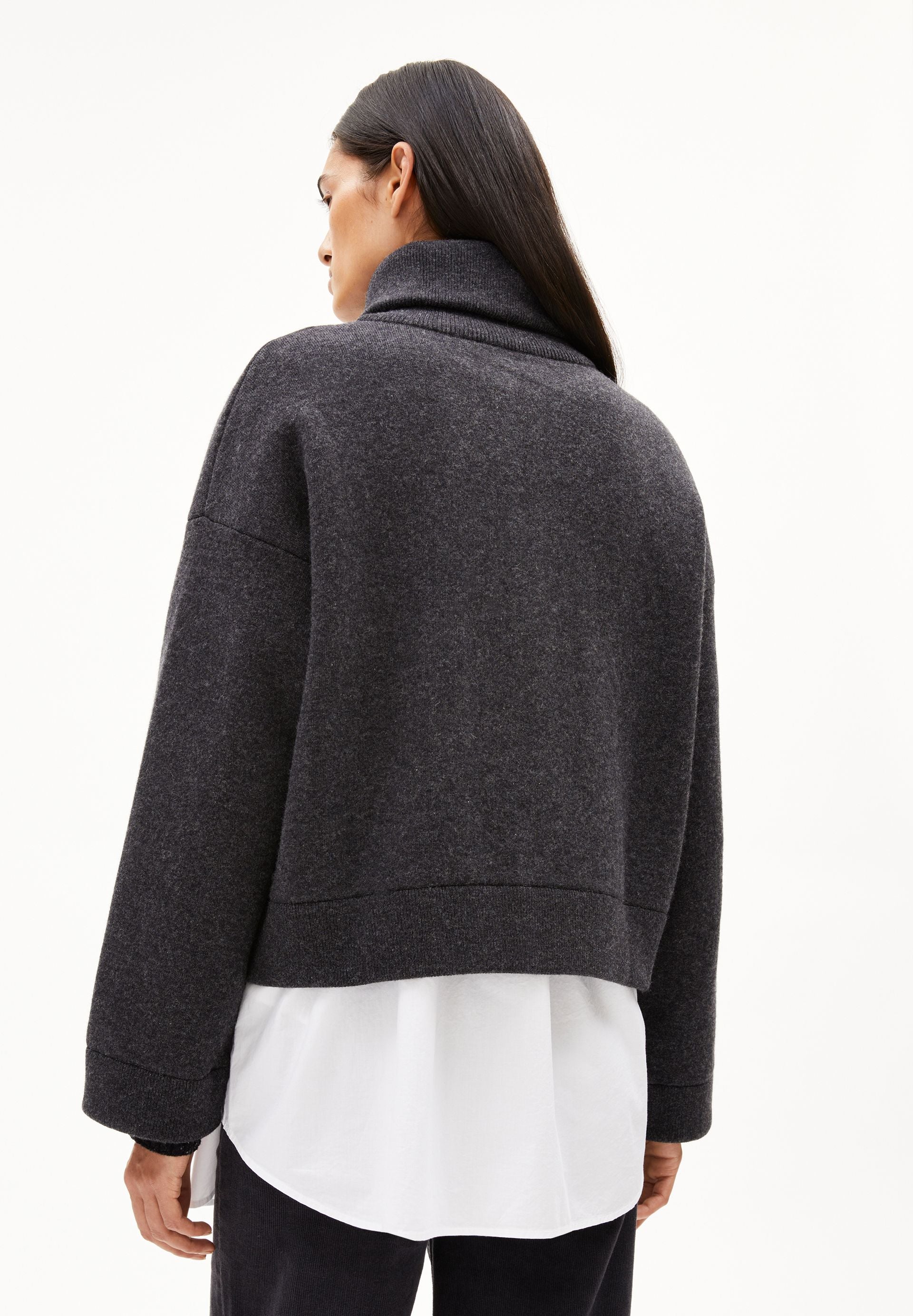 JOANIAAS STRICKJACKE | steel melange - Image 2