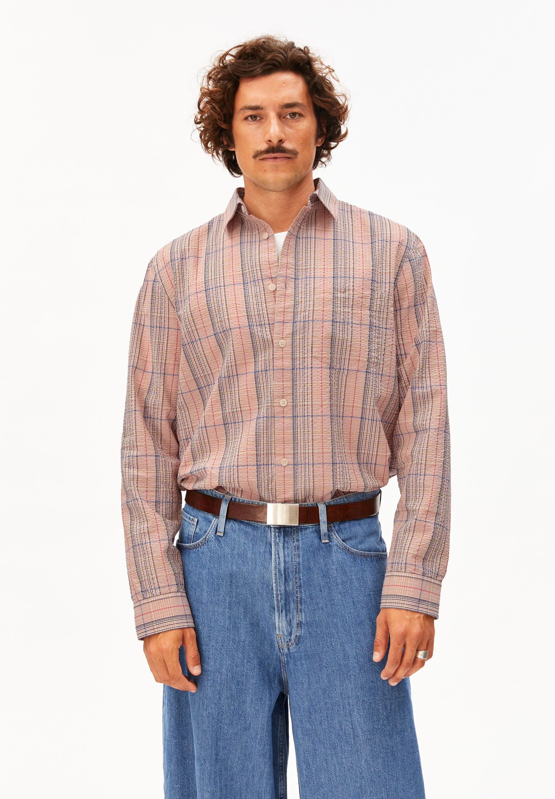 KARIERTES LANGARMSHIRT