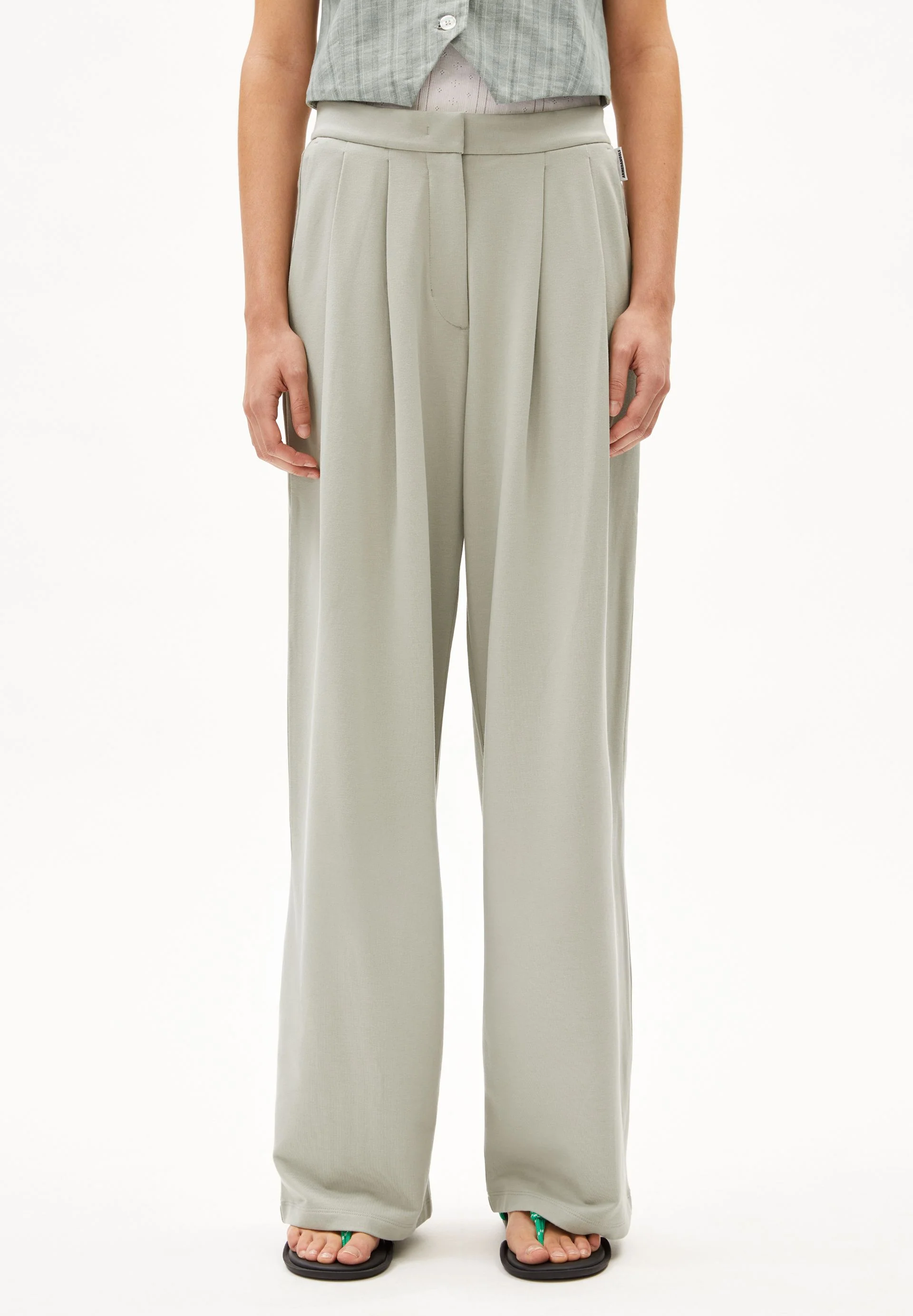 LIRAA LOU WIDELEG PANT | seagreen