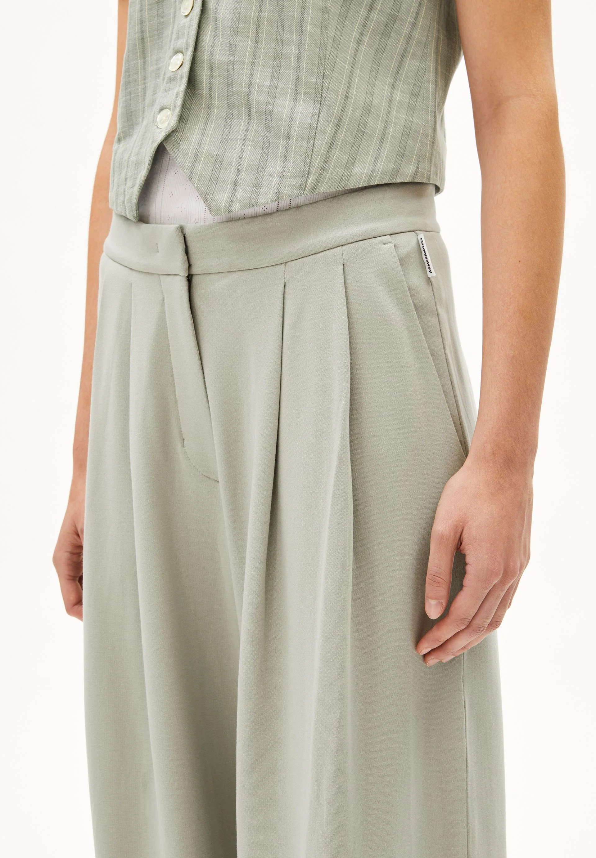 LIRAA LOU WIDELEG PANT | seagreen - Image 3