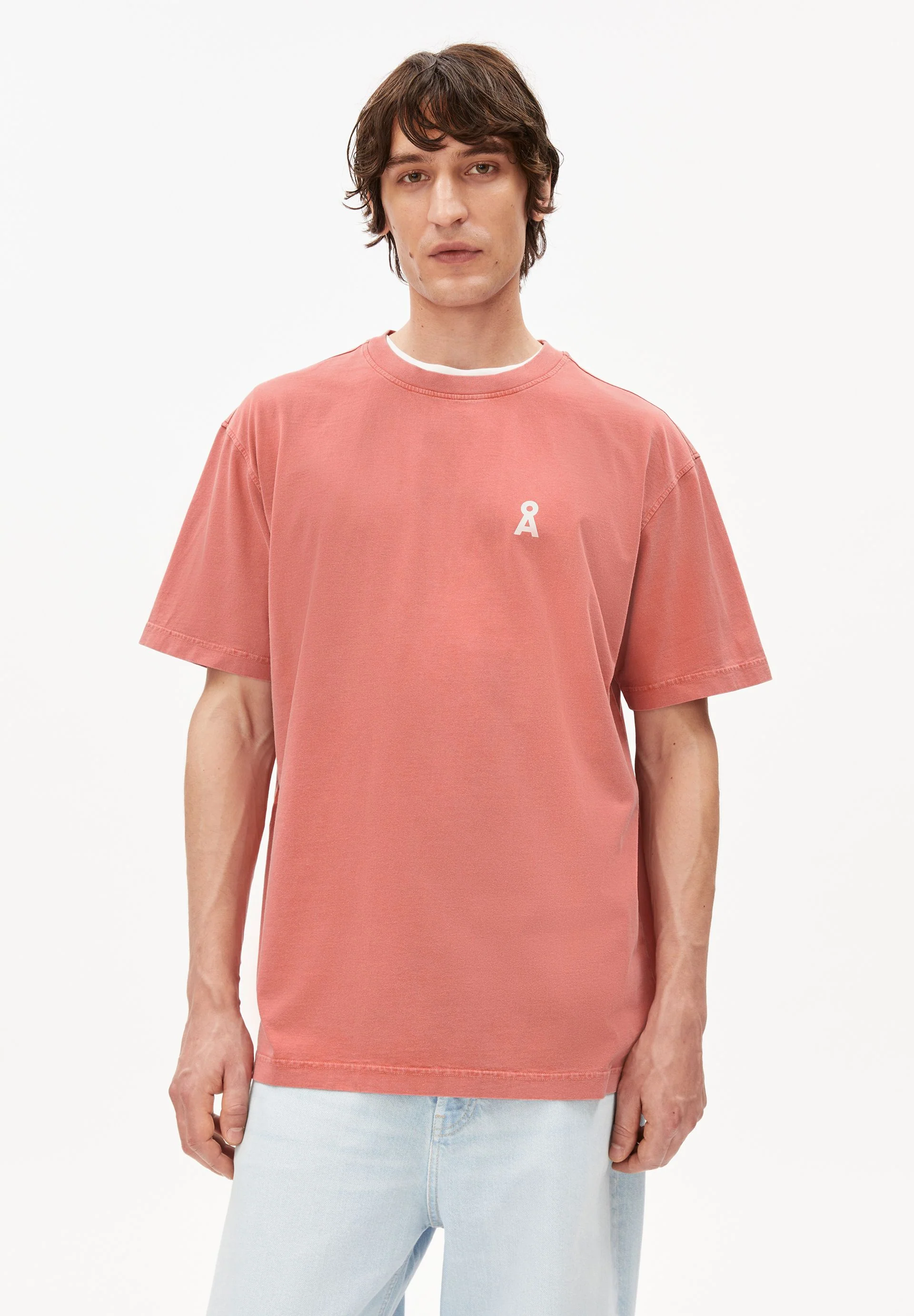 MAARKOS GMT DYE BIKE T-SHIRT | tabasco red washed