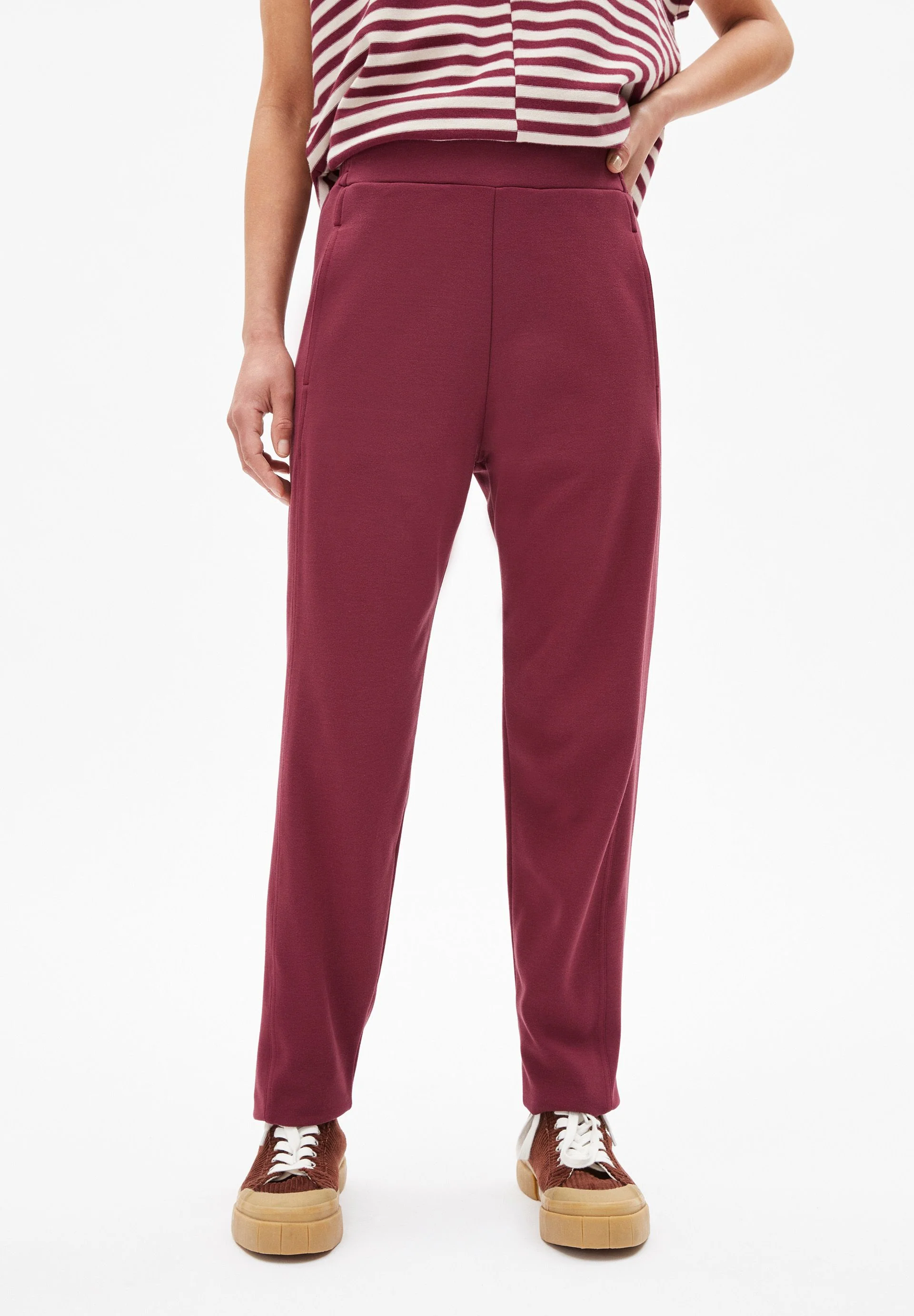 MAGDAALENA JERSEYHOSE | ruby red