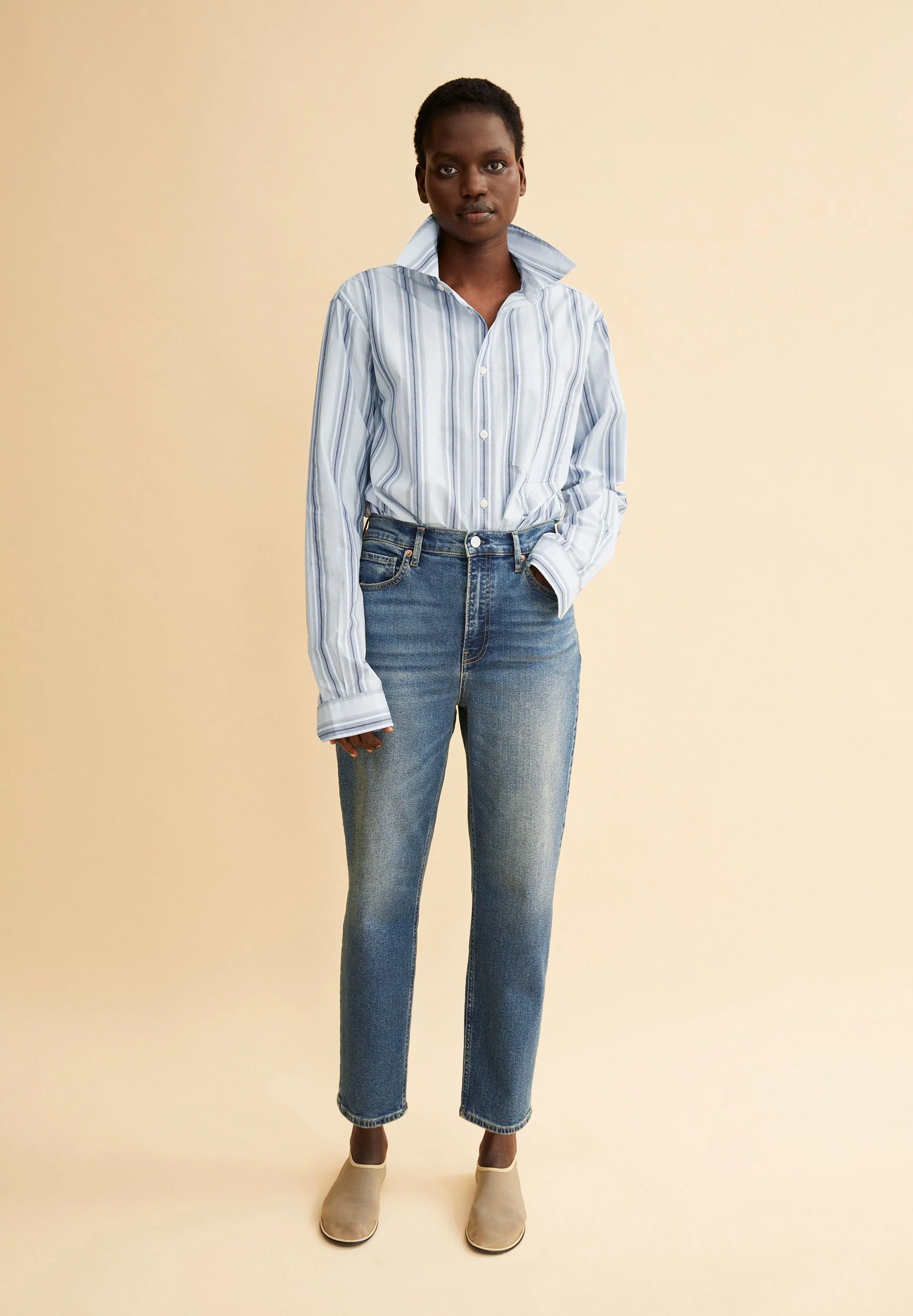 MAIRAA HIGH WAIST MOM JEANS | callisto - Image 4
