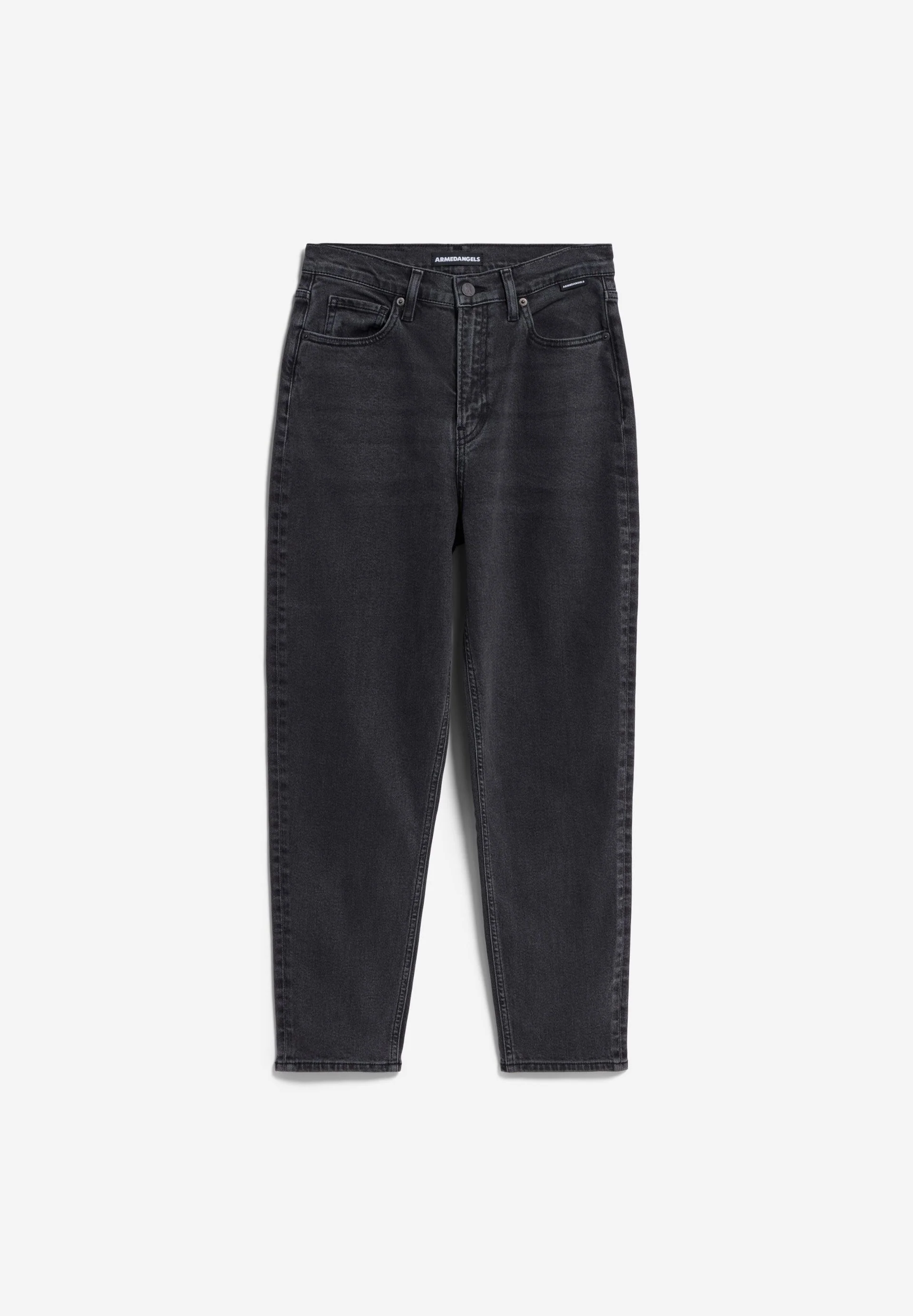 MAIRAA HIGH WAIST MOM JEANS | ebony - Image 7