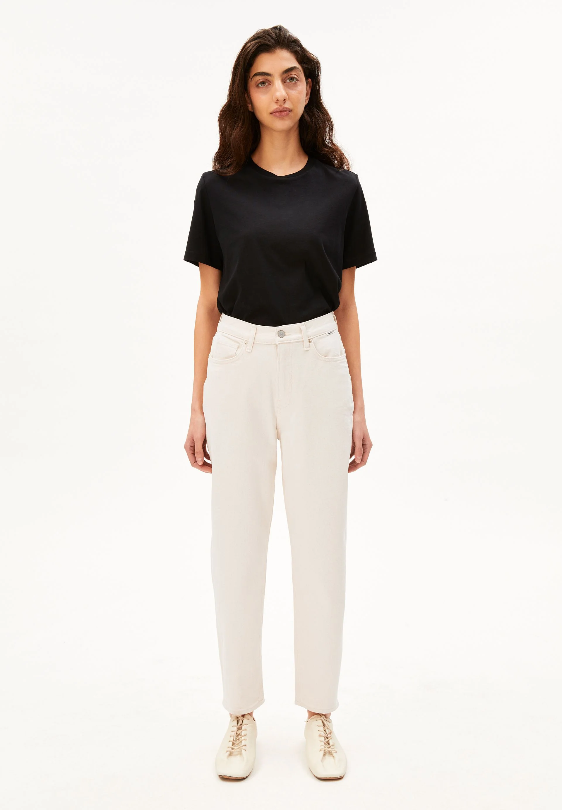 MAIRAA HIGH WAIST MOM JEANS | undyed - Image 5