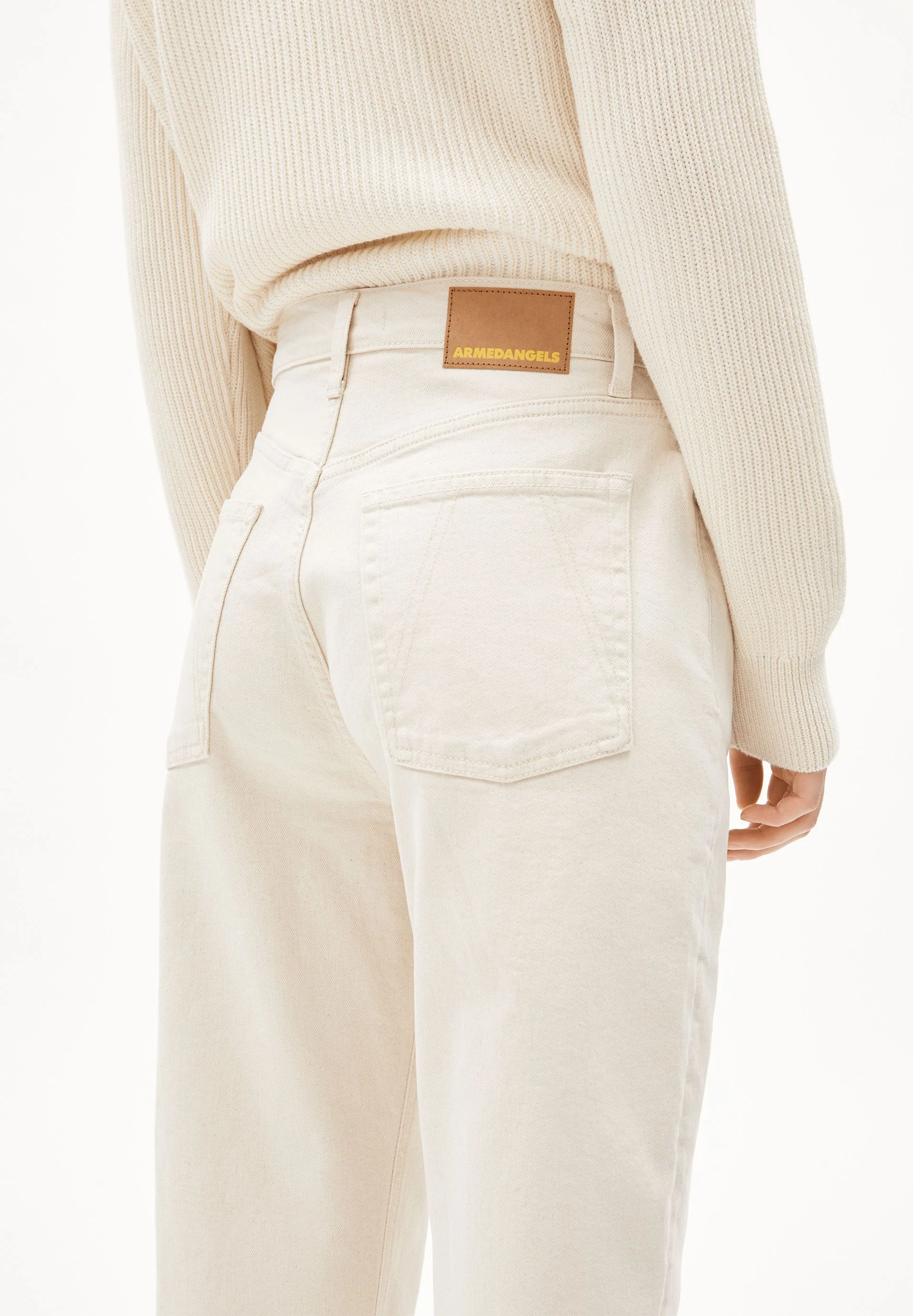 MAIRAA HIGH WAIST MOM JEANS | undyed - Image 3