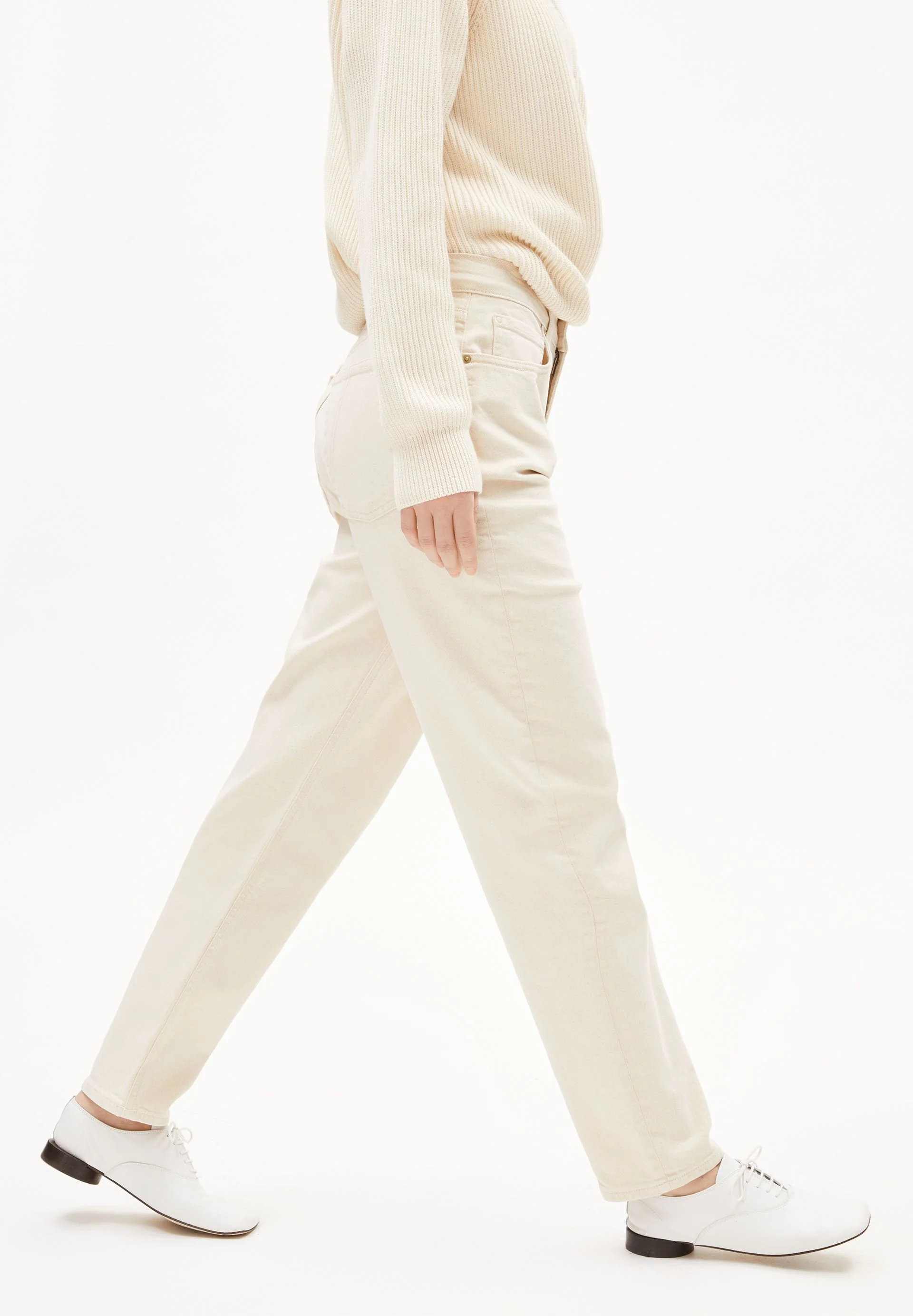 MAIRAA HIGH WAIST MOM JEANS | undyed - Image 6