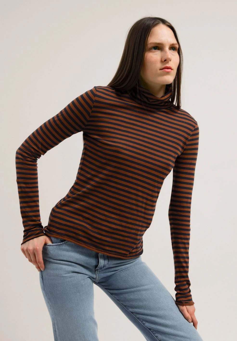 MALENAA STRIPES | ginger-night sky