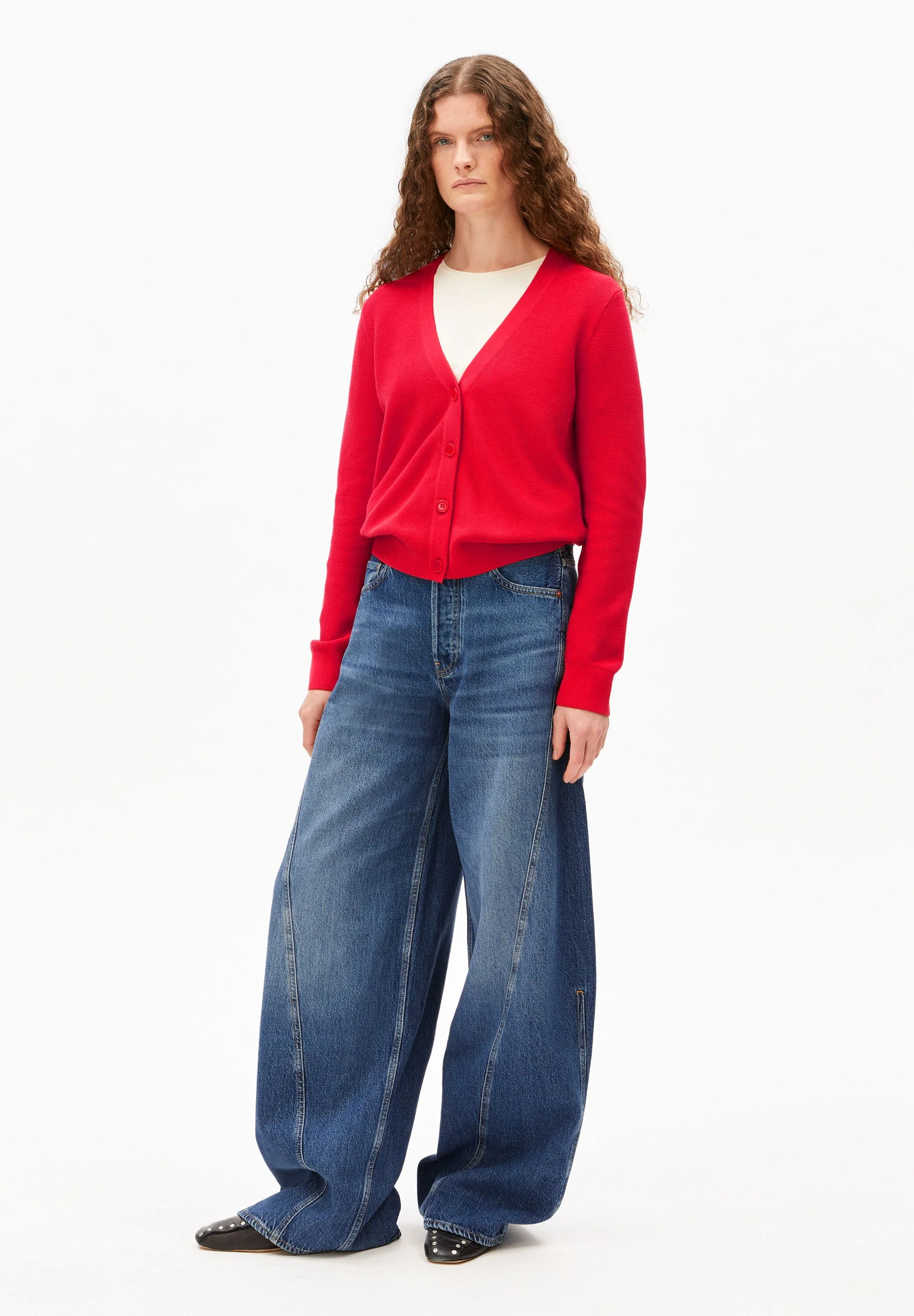 MENAAL LINKS LINKS CARDIGAN | mars red - Image 5