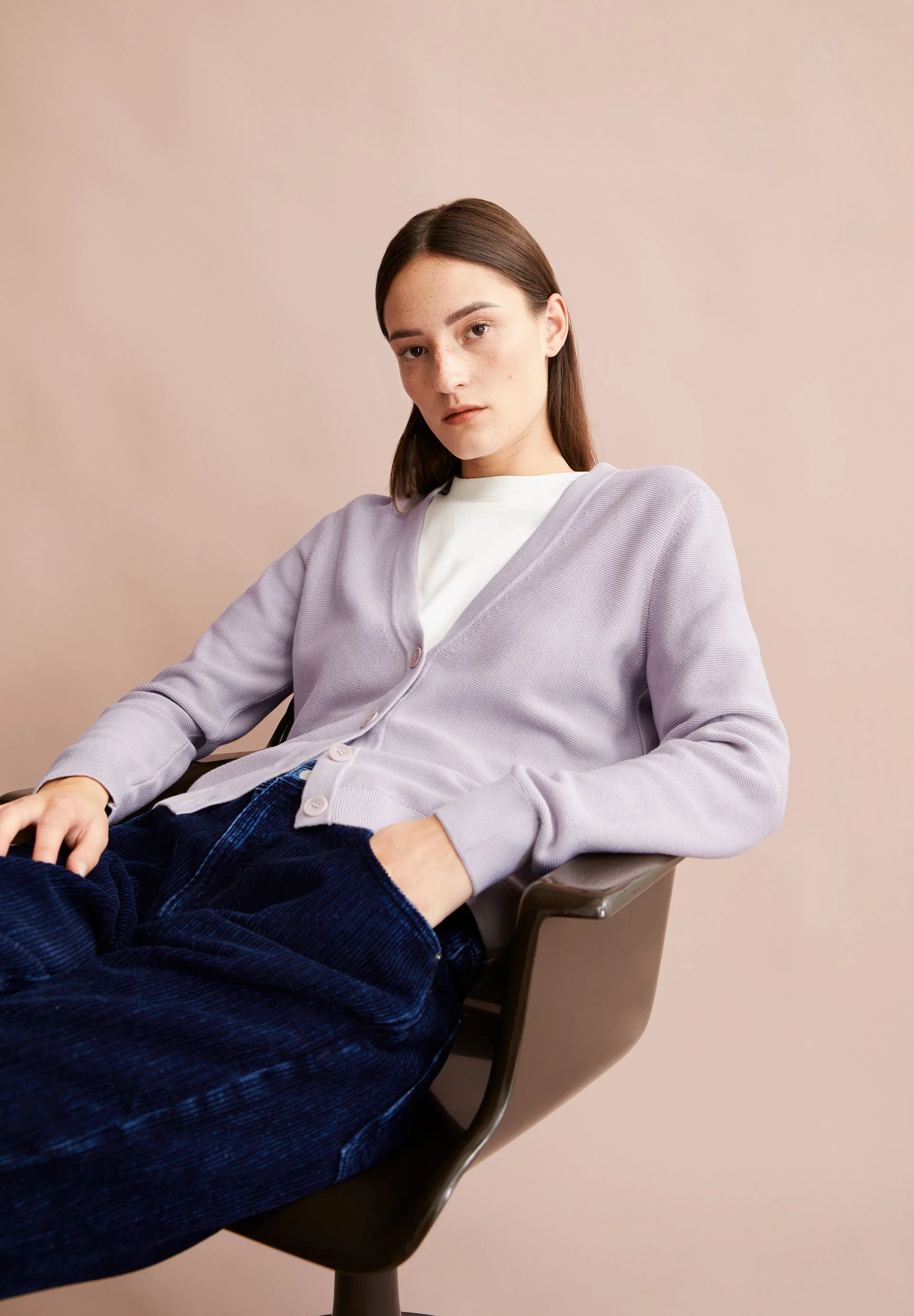 MENAAL LINKS LINKS CARDIGAN | ice grape - Image 4